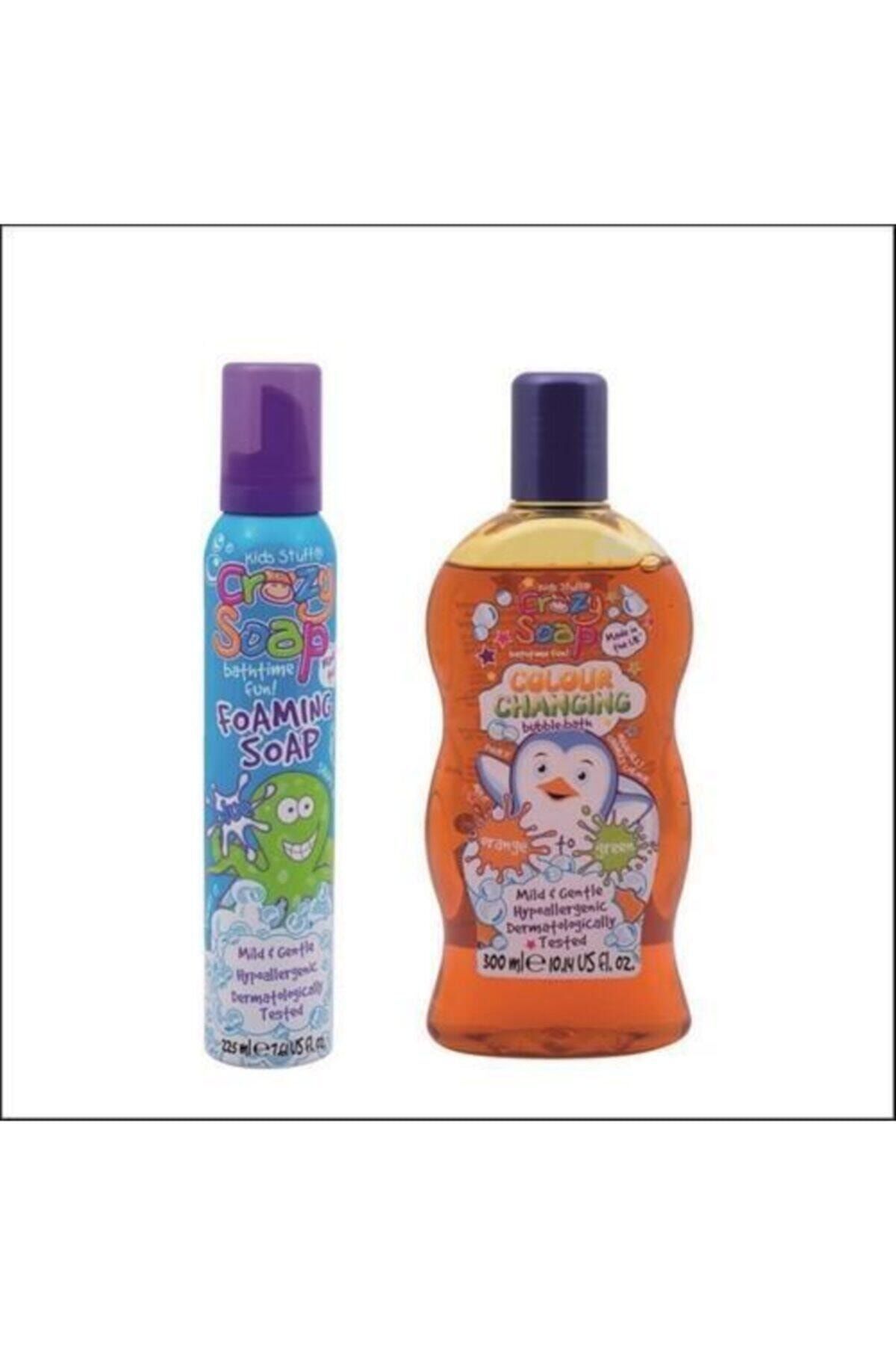 CRAZY SOAP Çocuklar Için Renk Değiştiren Banyo Sabunu+ Banyo Köpüğü