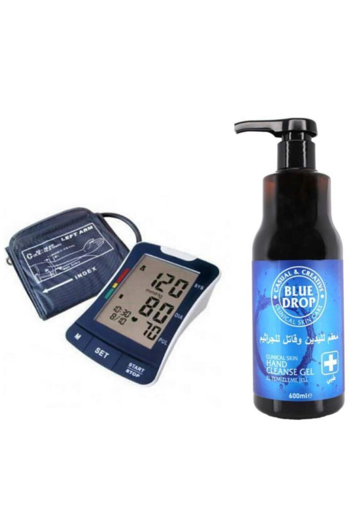 Freely 1305 Koldan Dijital Tansiyon Aleti-600 Ml Blue Drop El Dezenfektanı Hediyeli