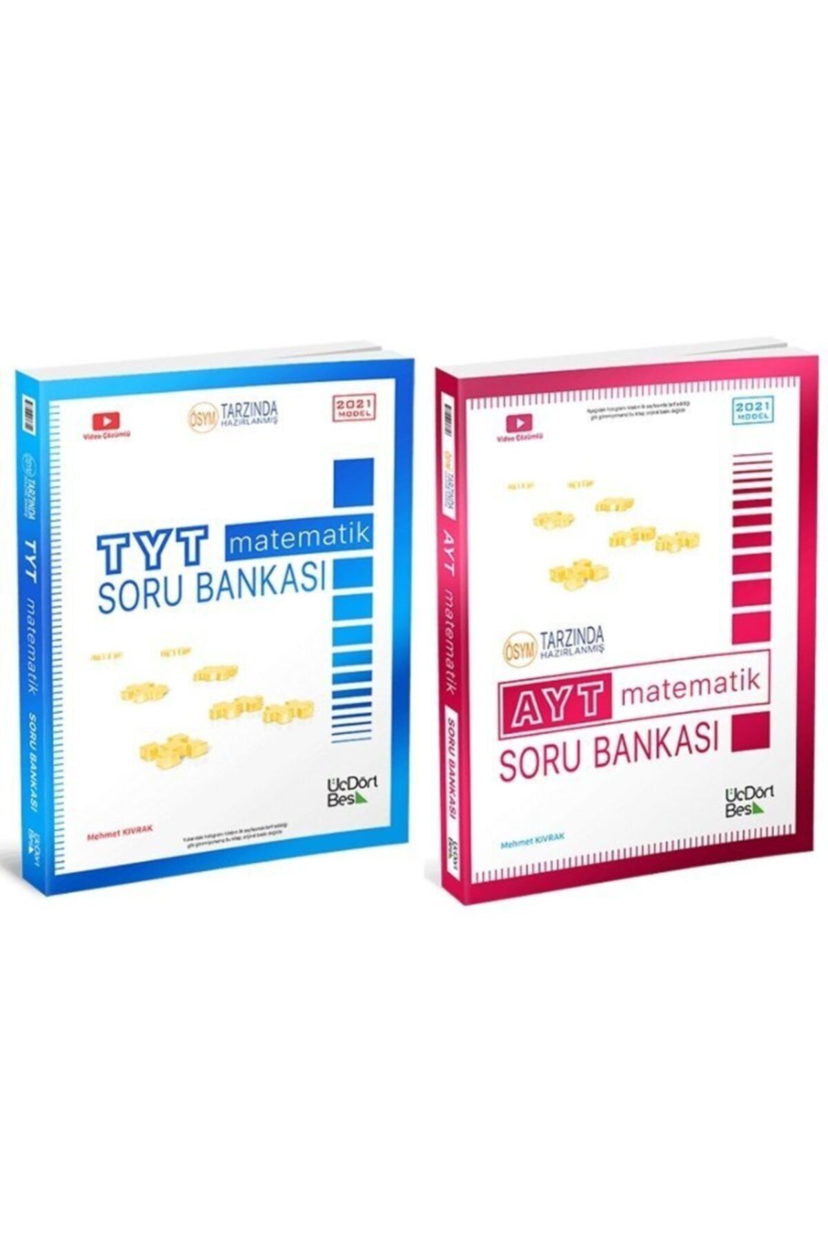 Uc Dort Bes Yayincilik 2021 Yks Tyt Ayt Matematik Soru Bankasi 2 Li Set Fiyati Yorumlari Trendyol
