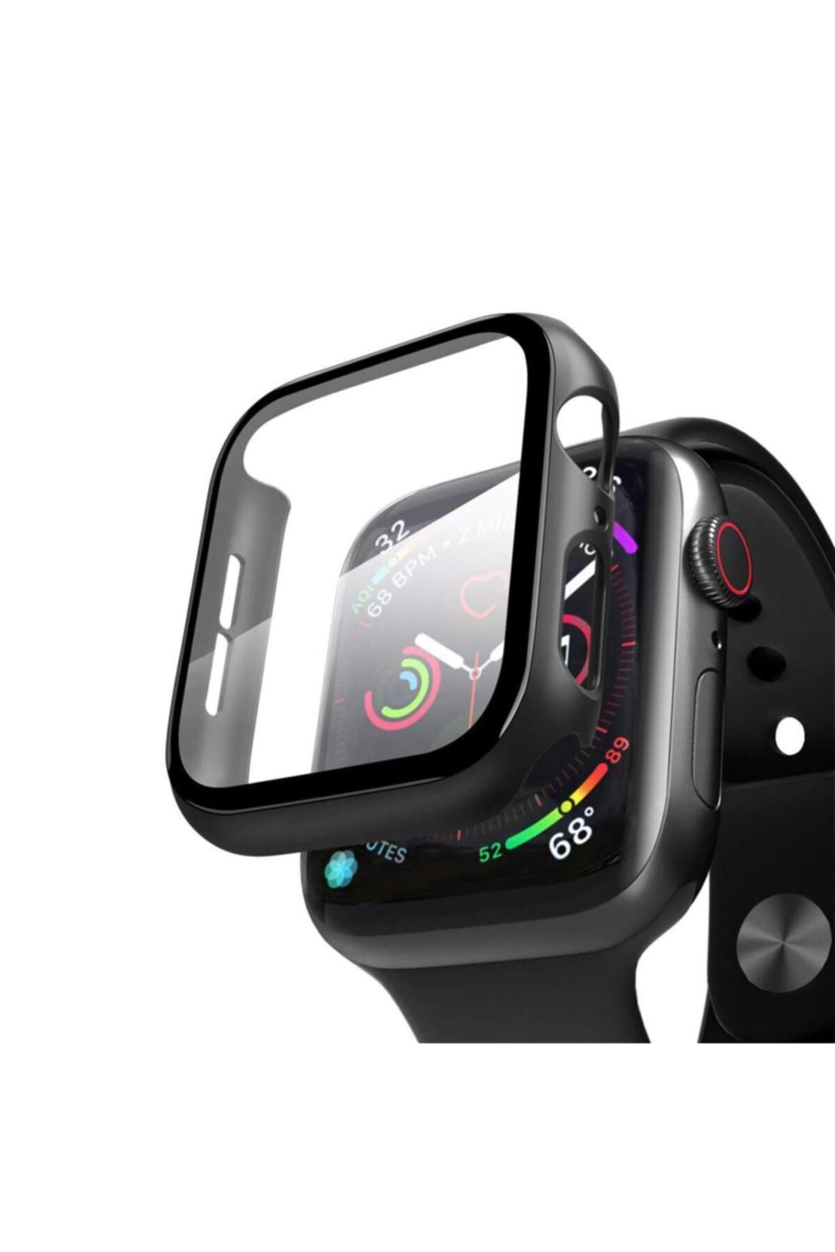 MORTY Apple Watch 40mm Tpu Çerçeveli Ekran Koruyuculu Ön Çerçeve Kasa