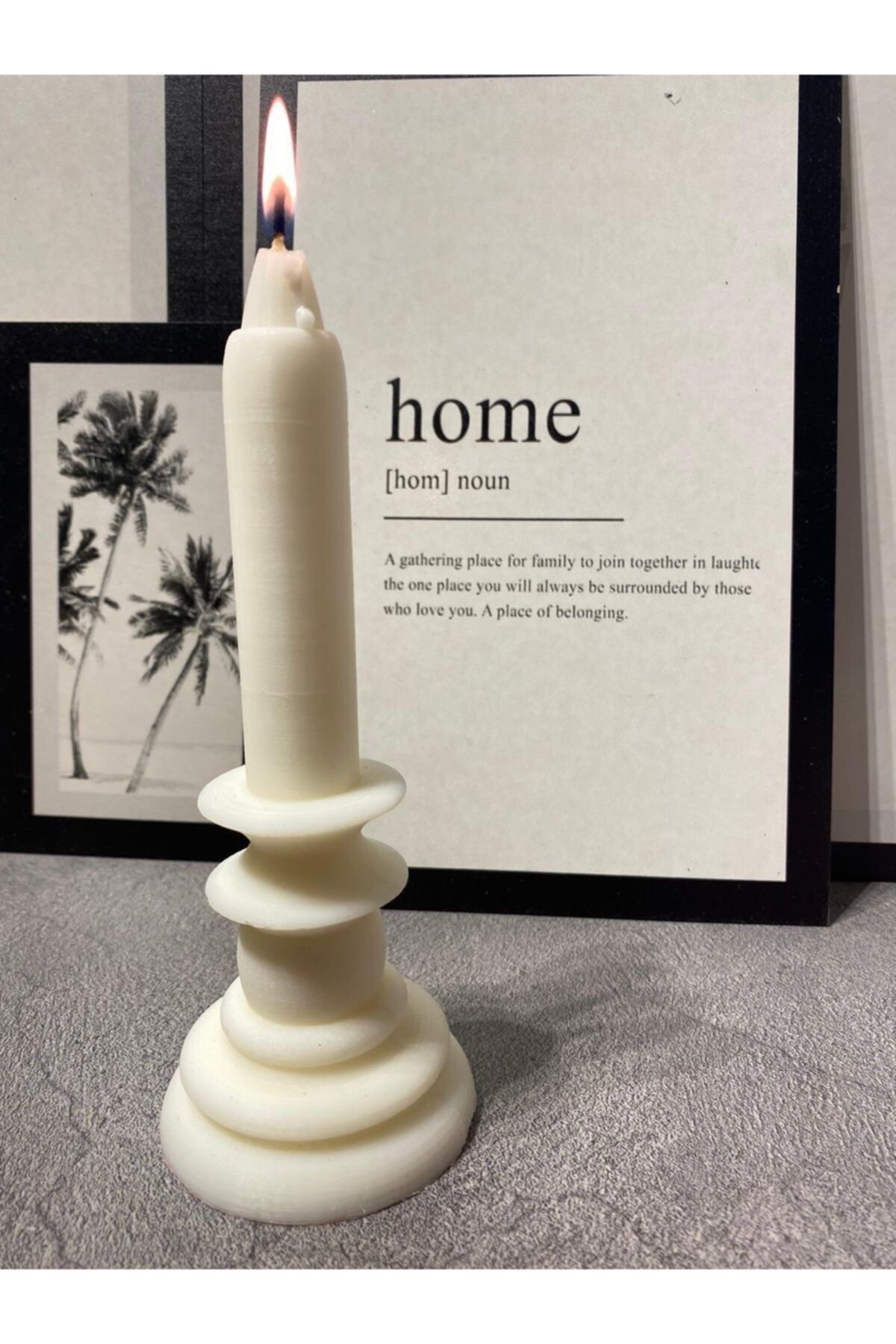 Candle Paradise Şamdan Mum 20 cm