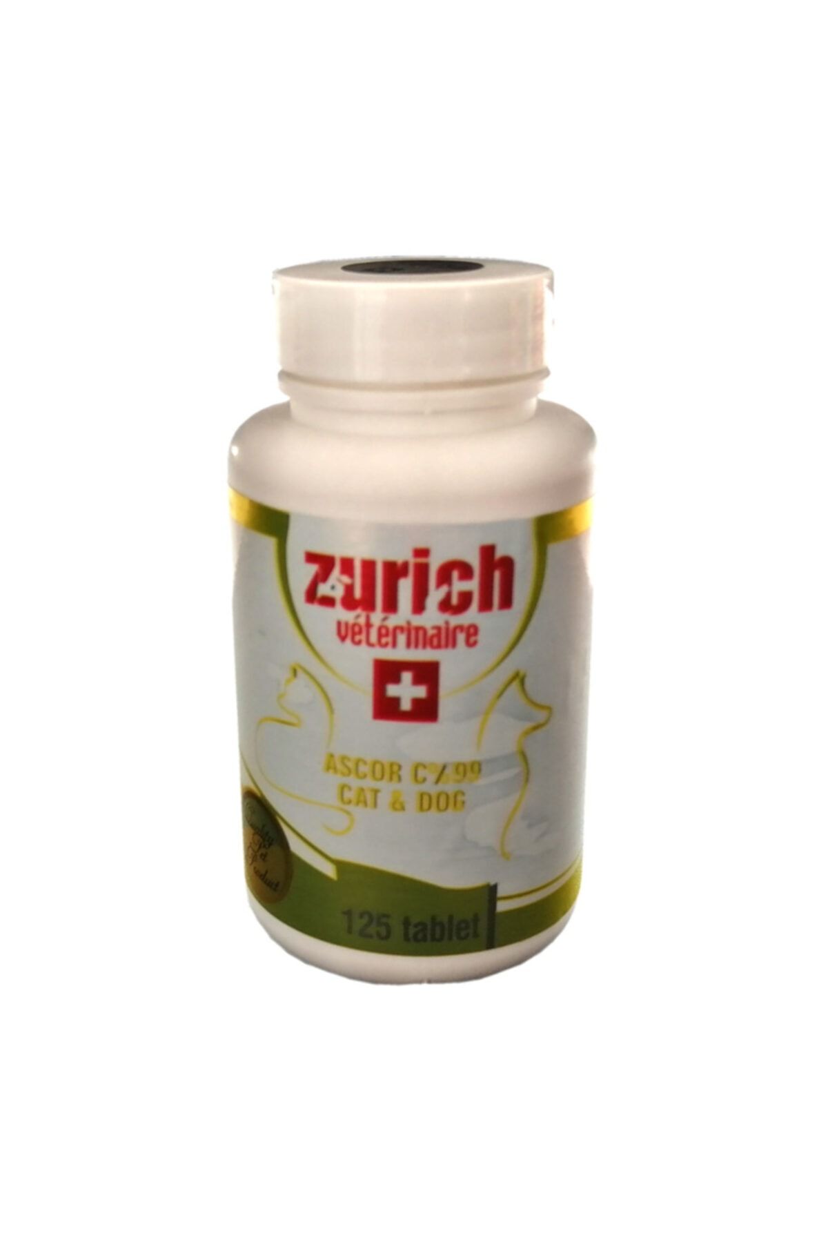 Zurich Ascor Kedi Köpek C Vitamini 125 Tablet