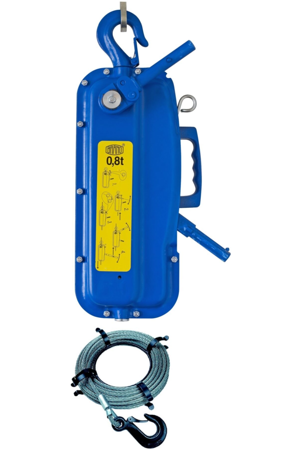 Brano 3.2 Ton 20 Metre Halatlı Trifor