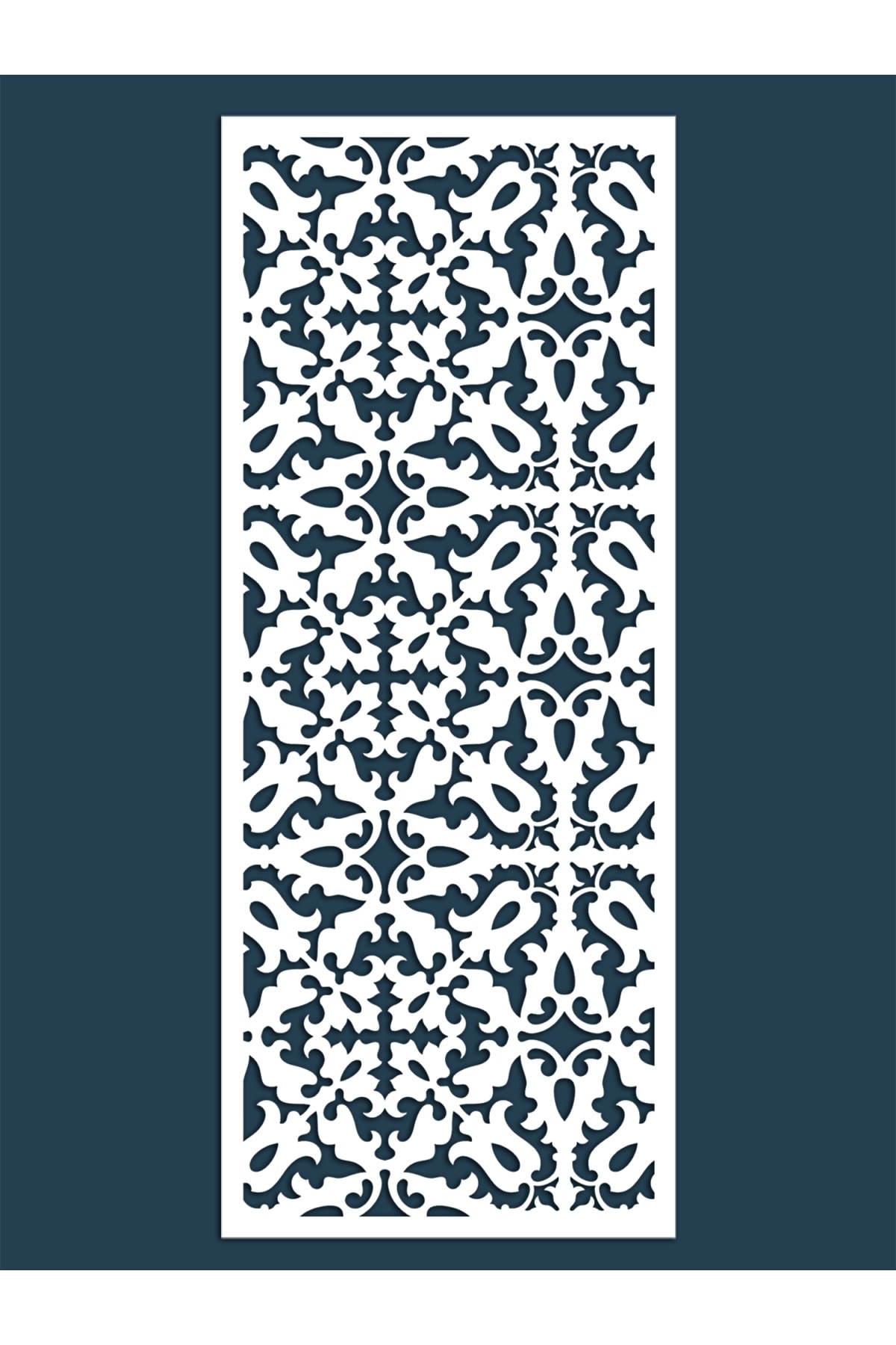 Liar Dekor Liar Ahşap Seperatör (Paravan) - KSP-62 - (10 mm) - (60 cm x 160 cm) - (Beyaz)