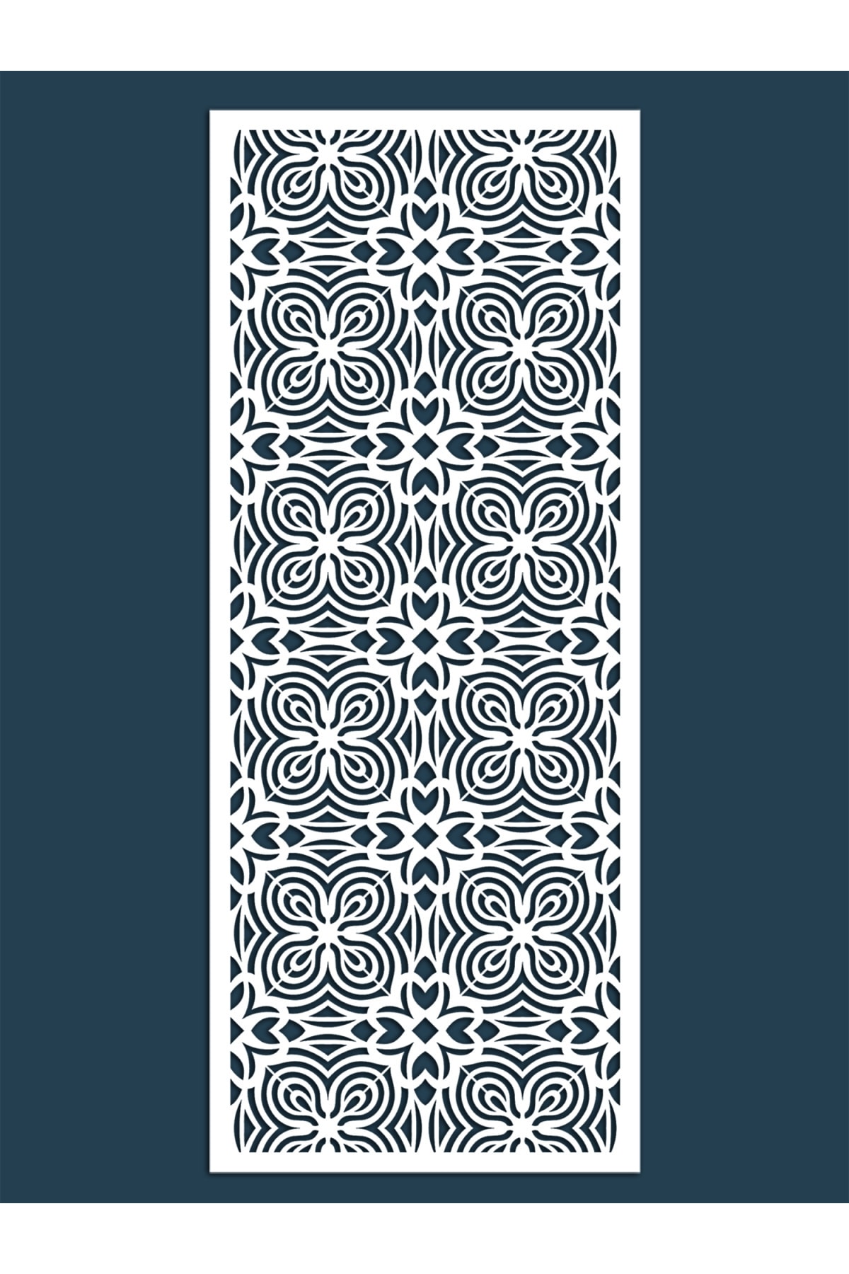 Liar Dekor Liar Ahşap Seperatör (Paravan) - KSP-90 - (18 mm) - (60 cm x 160 cm) - (Beyaz)