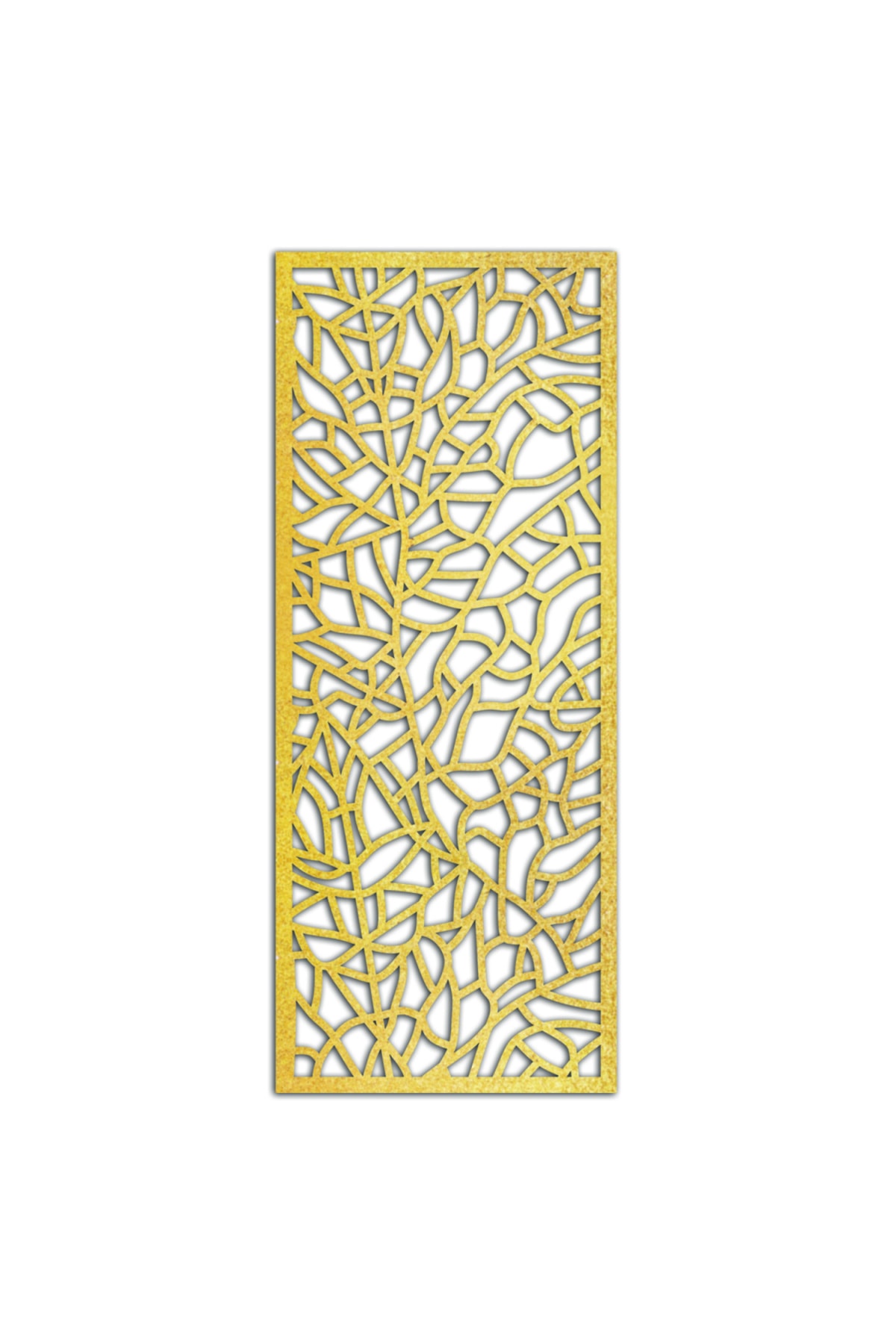 Liar Dekor Liar Ahşap Seperatör (Paravan) - KSP-70 - (10 mm) - (60 cm x 160 cm) - (Gold)
