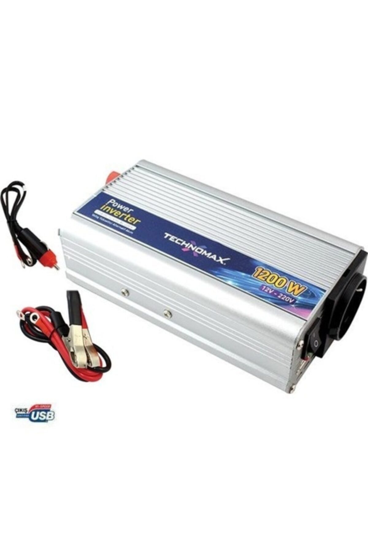 Bs İthalat Oto Çakmağından 220v Çıkış Veren Dönüştürücü - Dc - Ac Güç Dönüştürücü 1200w