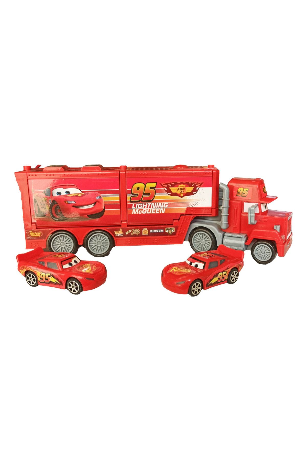 Meva Market Şimşek Mcqueen Mack Tır Ve Arkadaşları 3'lü Set