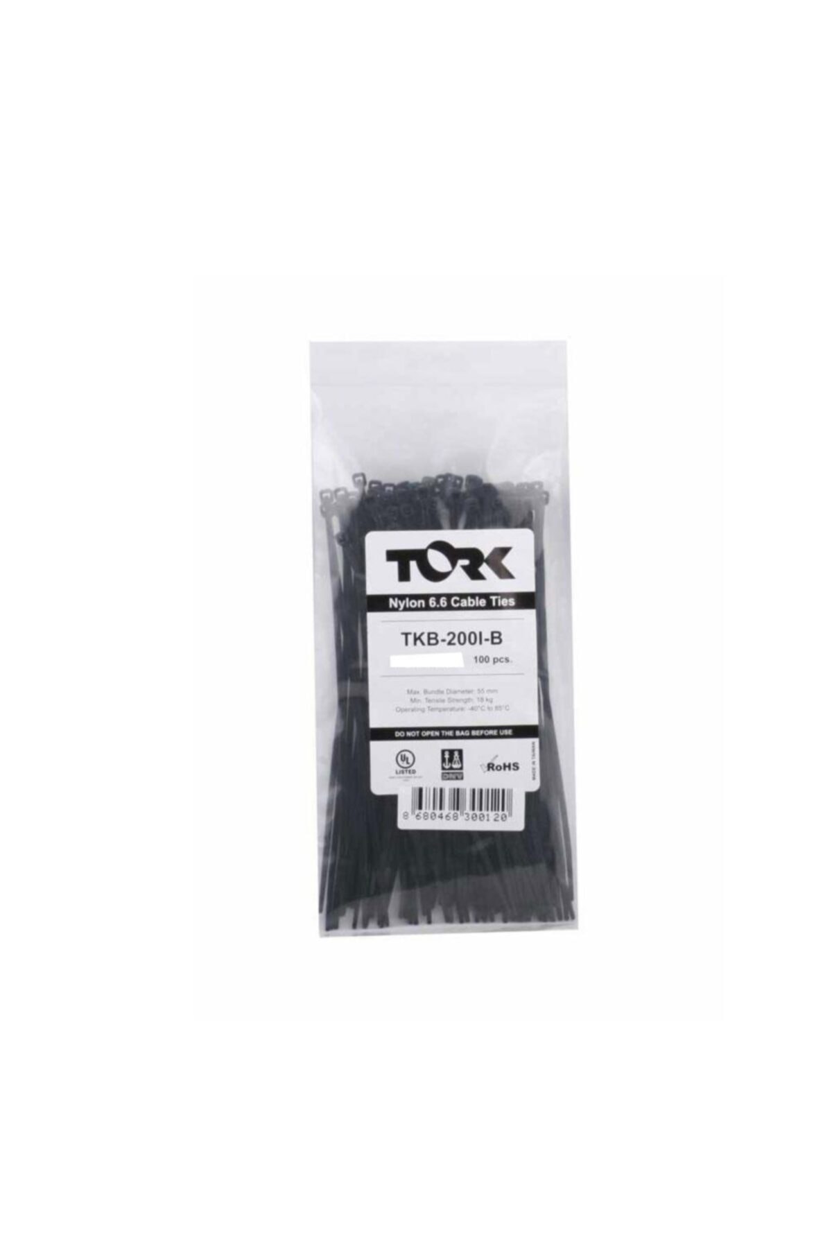 TORK Siyah Kablo Bağı 3,6x280