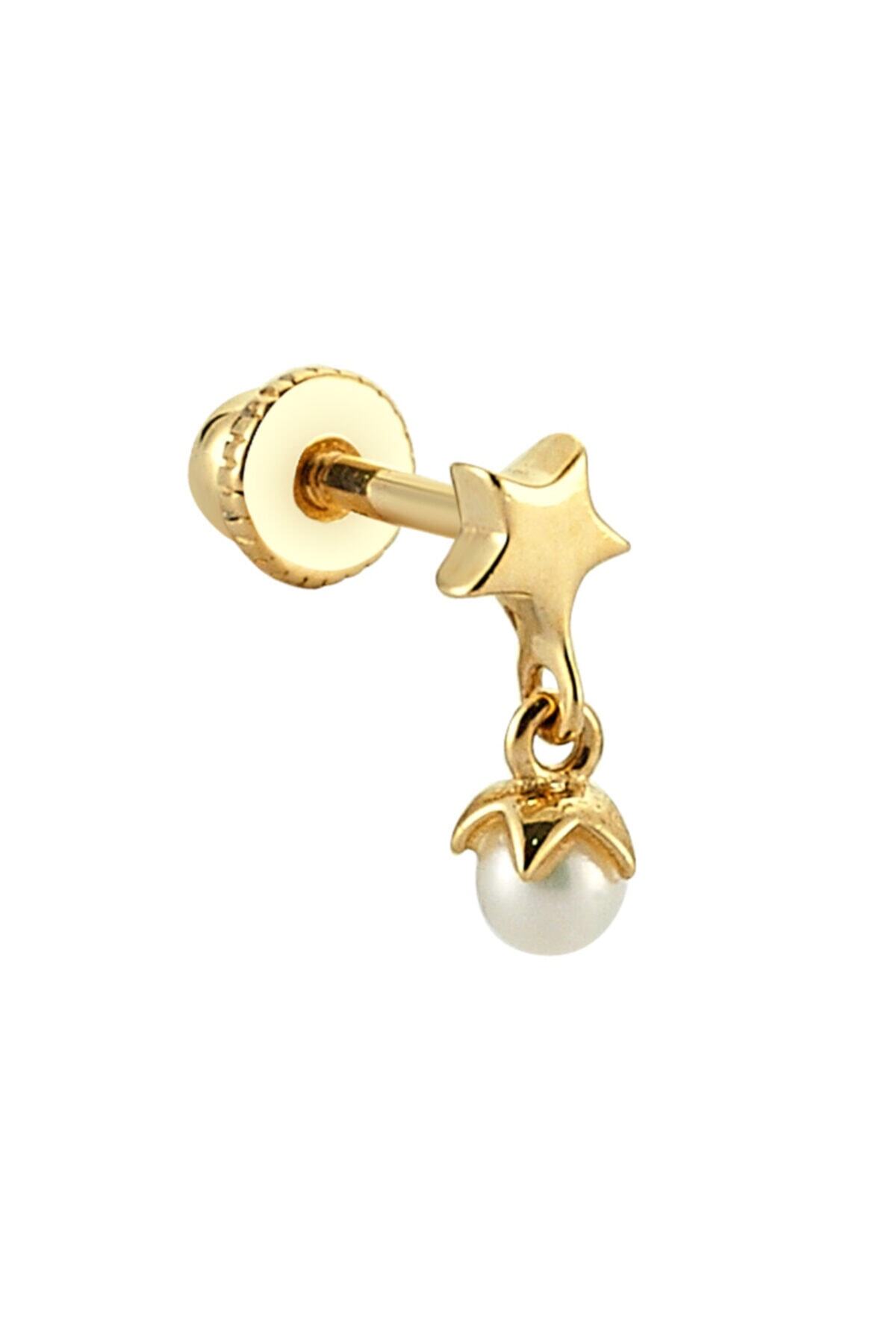 Dianora Piercing Sallantılı Altın Helix/kıkırdak Piercing