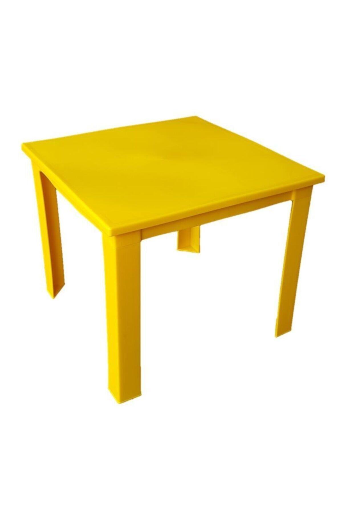 Fiore Çocuk Masası Plastik Sarı H40 1-3 Yaş Için