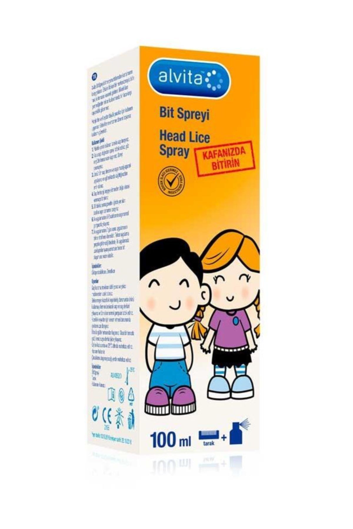 Alvita Bit Spreyi 100 ml (Tarak Hediyeli)