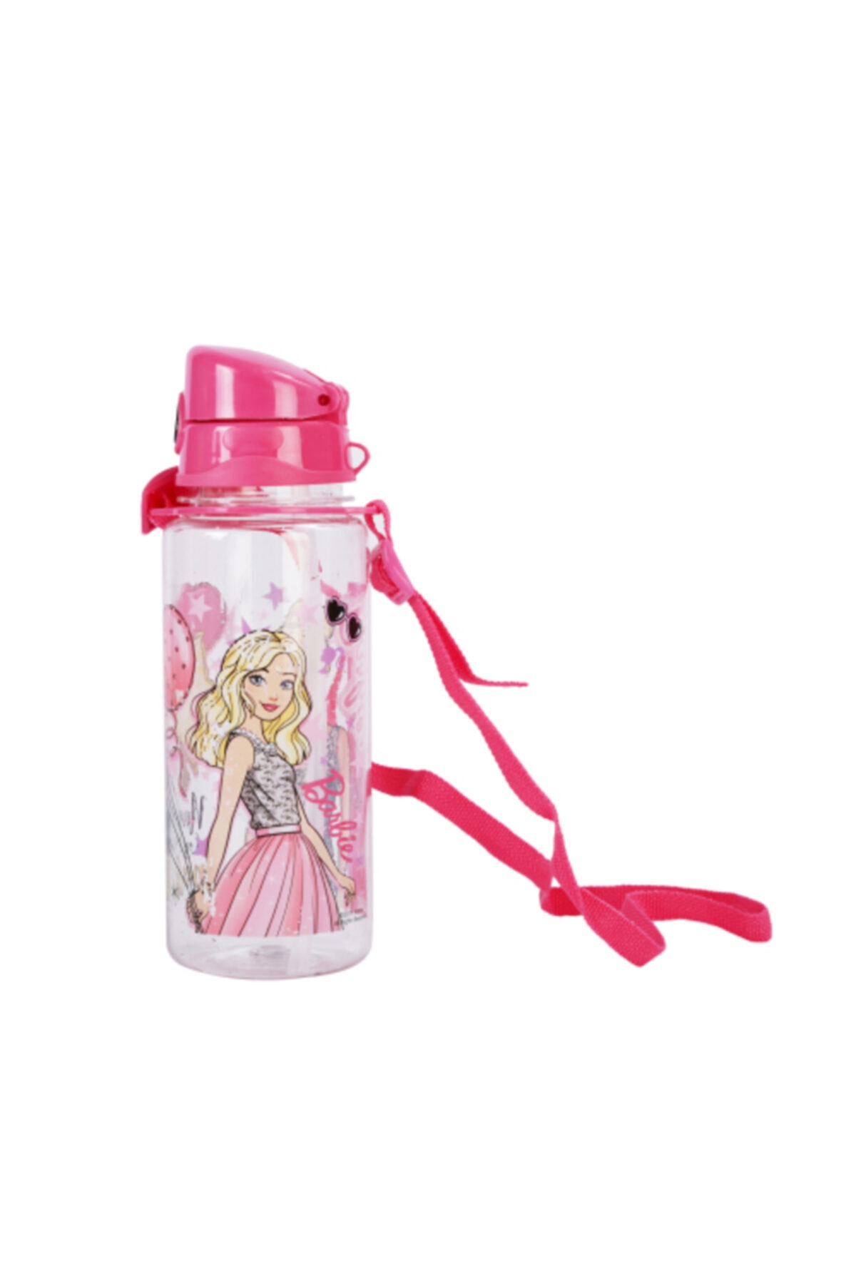 Hakan Çanta Red Barbie Şeffaf Gövde Suluk Matara