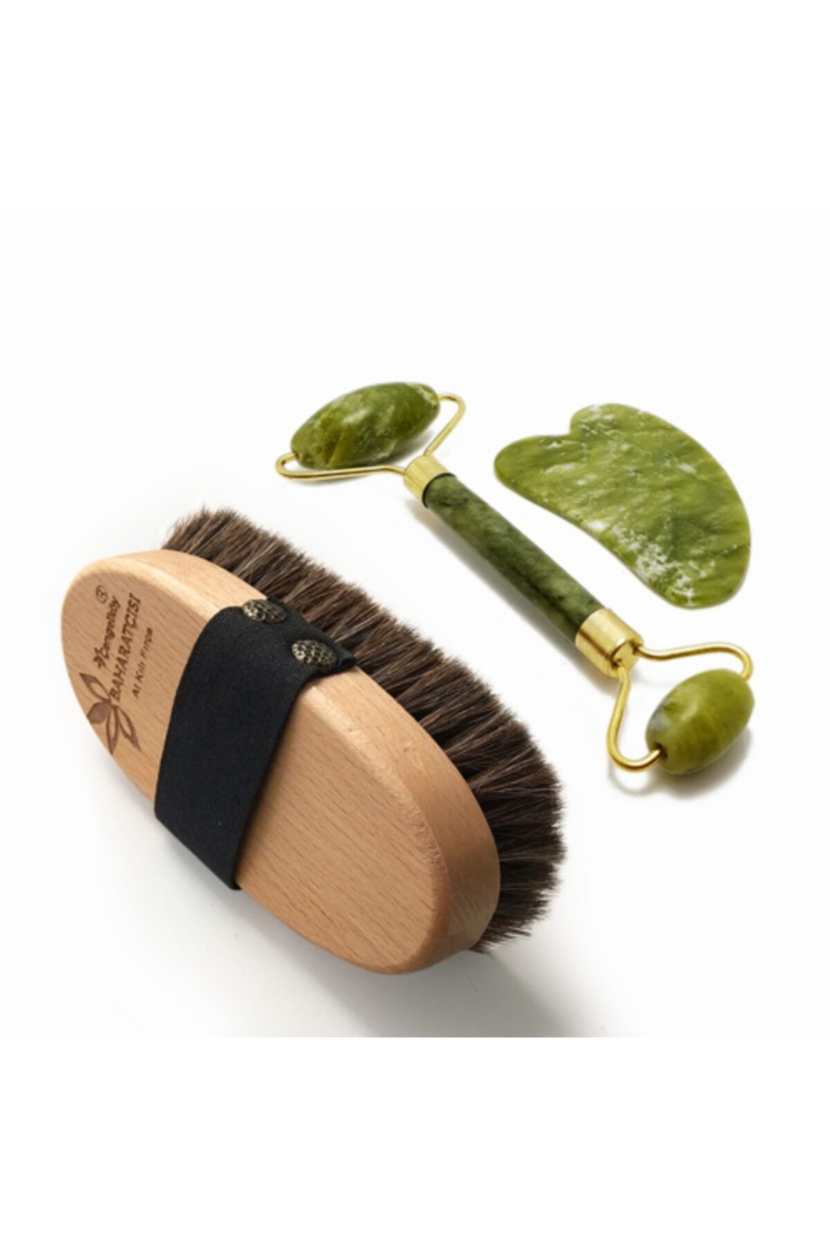 Aslı Bu At Kılı Fırça (jade Roller Gua Sha Hediyeli)