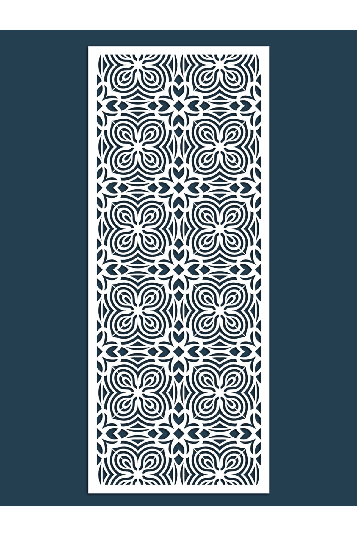 Liar Dekor Liar Ahşap Seperatör (Paravan) - KSP-90 - (10 mm) - (60 cm x 160 cm) - (Beyaz)