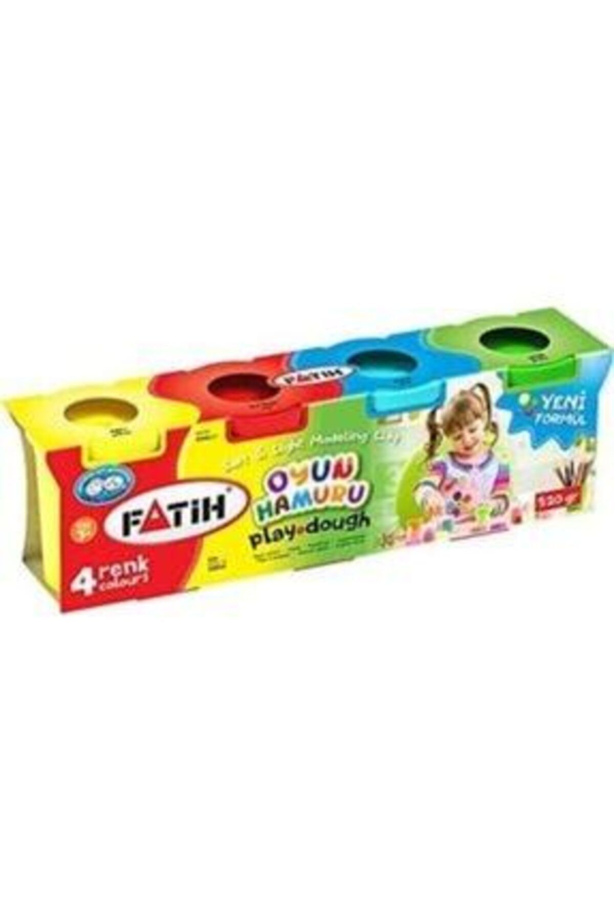 Fatih Oyun Hamuru 520gr 4 Renk 5520.00086