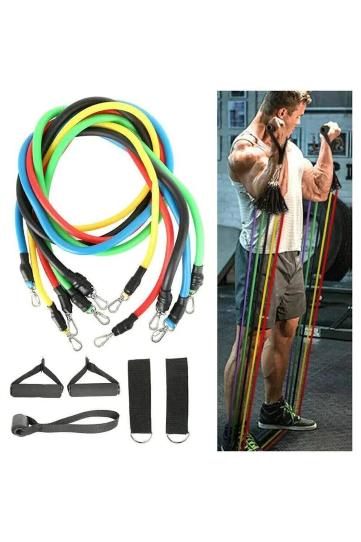 FitCase Metal Uçlu Taşıma Cantalı 11 Parçalı Direnç Lastik Seti