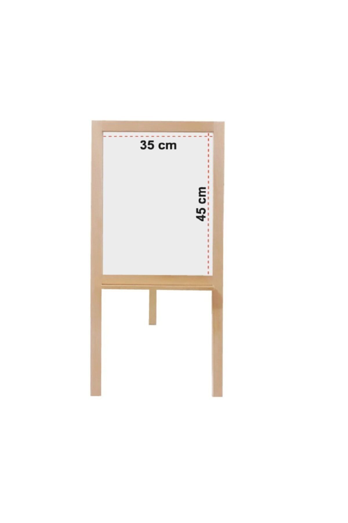 Berk Ahşap Ayaklı Ekonomik 35x45 Cm Yazı Tahtası