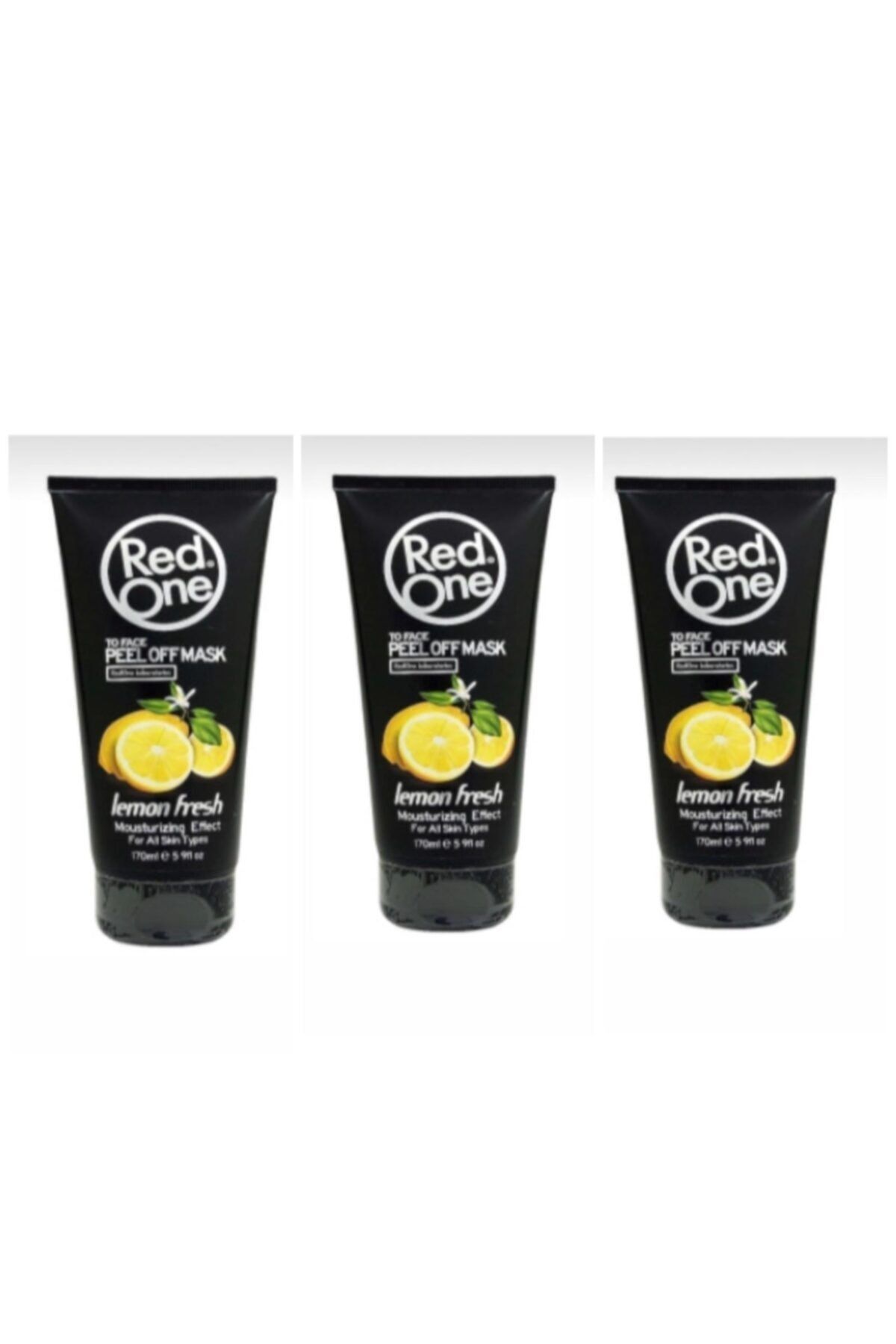 Red One Soyulan Maske 3 Adet Limon Aromalı