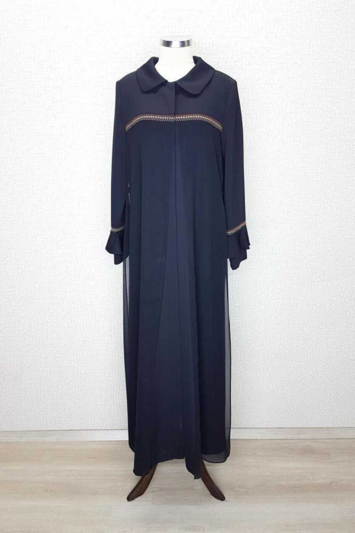 Doque Kadın Siyah Tam Boy Pardesü Do-018- 65044