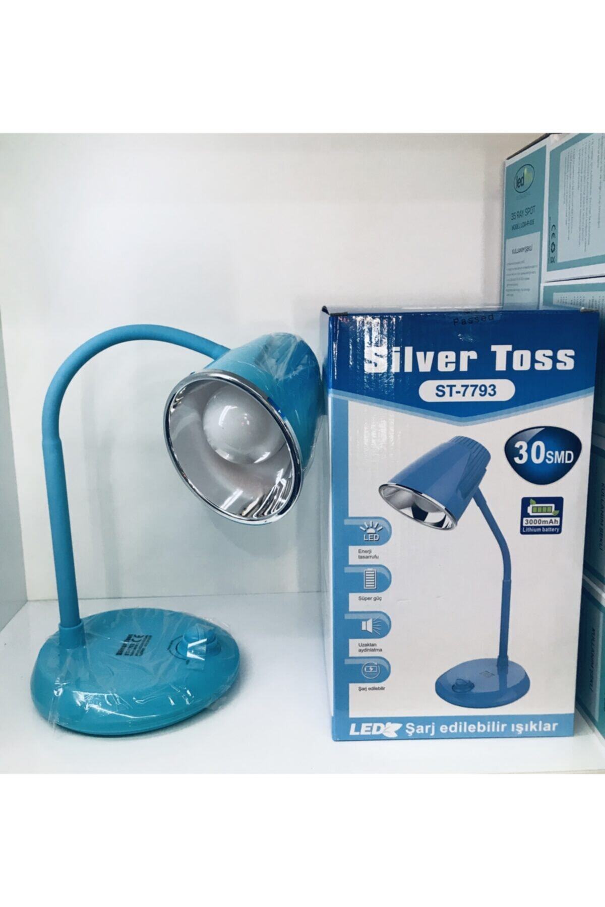 Silver Tasarımlı Masaüstü Çalışma Lambası