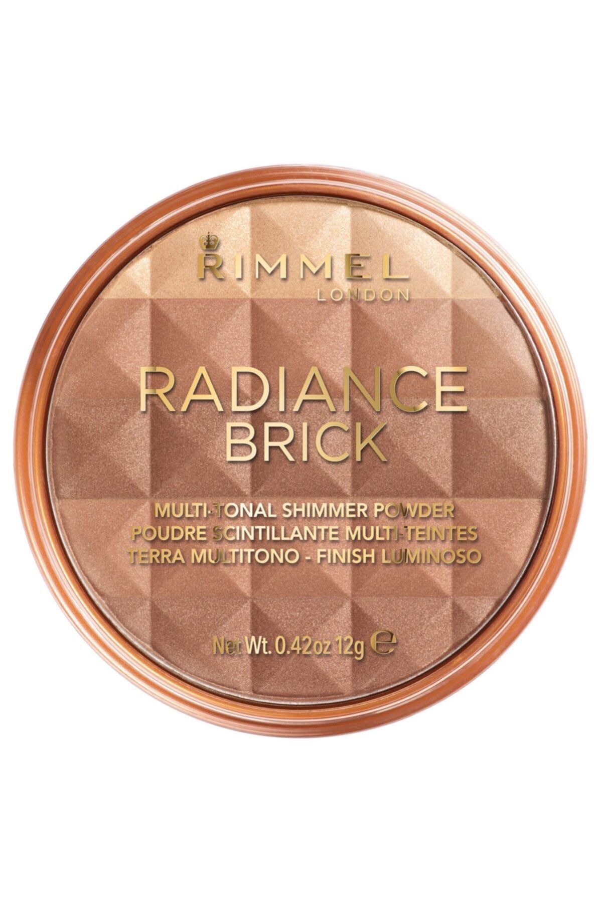 RIMMEL LONDON Radiance Brick Multi Tonal Shimmer Powder Allık  002 Medium
