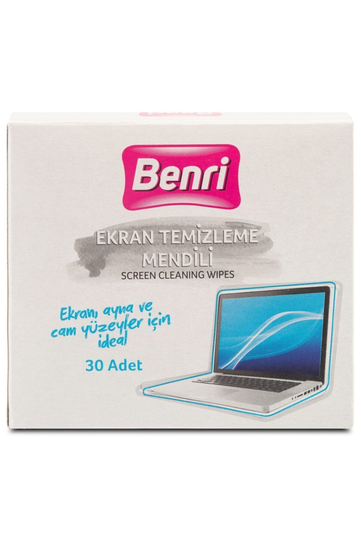 Benri Bilgisayar Ekran Temizleme Mendili 30'lu