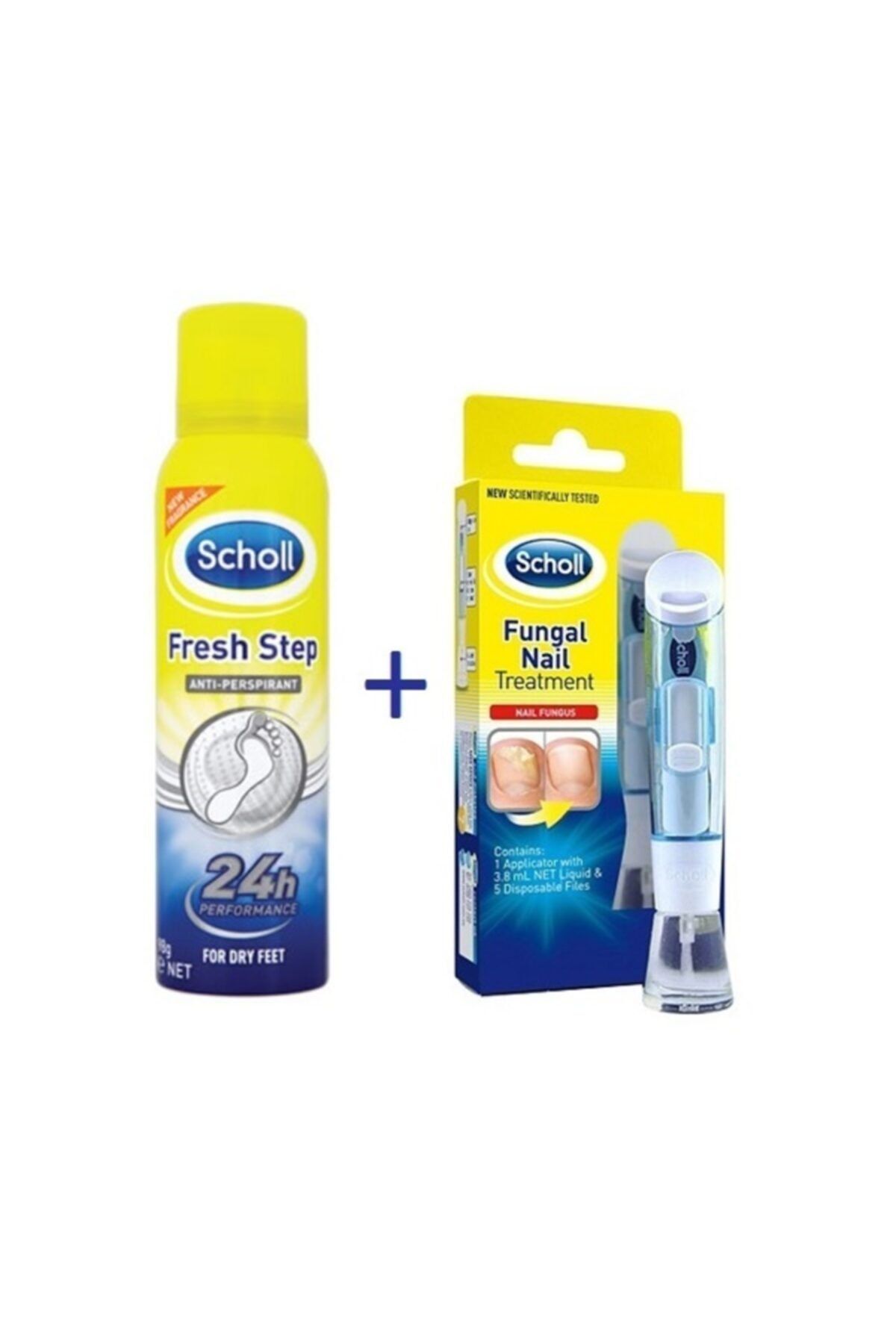 Scholl Koku Önleyici Ayak Spreyi 150 ml + Tırnak Mantarı Giderici 3,8 ml