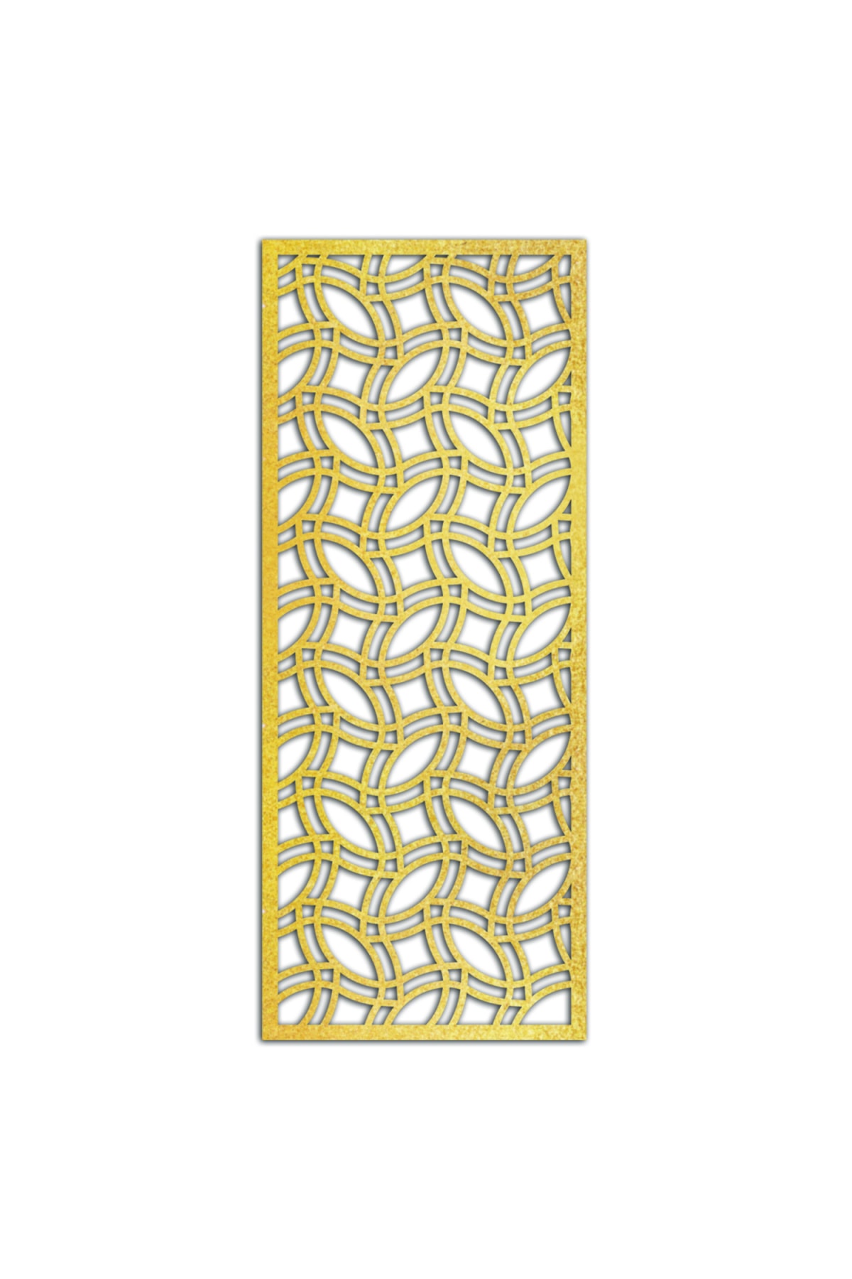 Liar Dekor Liar Ahşap Seperatör (Paravan) - KSP-69 - (18 mm) - (85 cm x 210 cm) - (Gold)