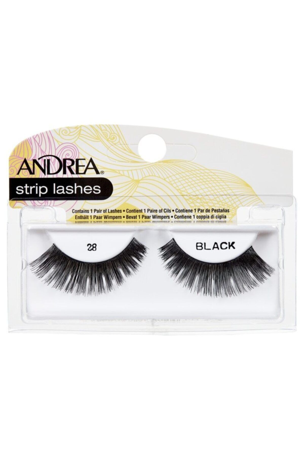 ANDREA Strip Lashes Siyah Takma Kirpik 28