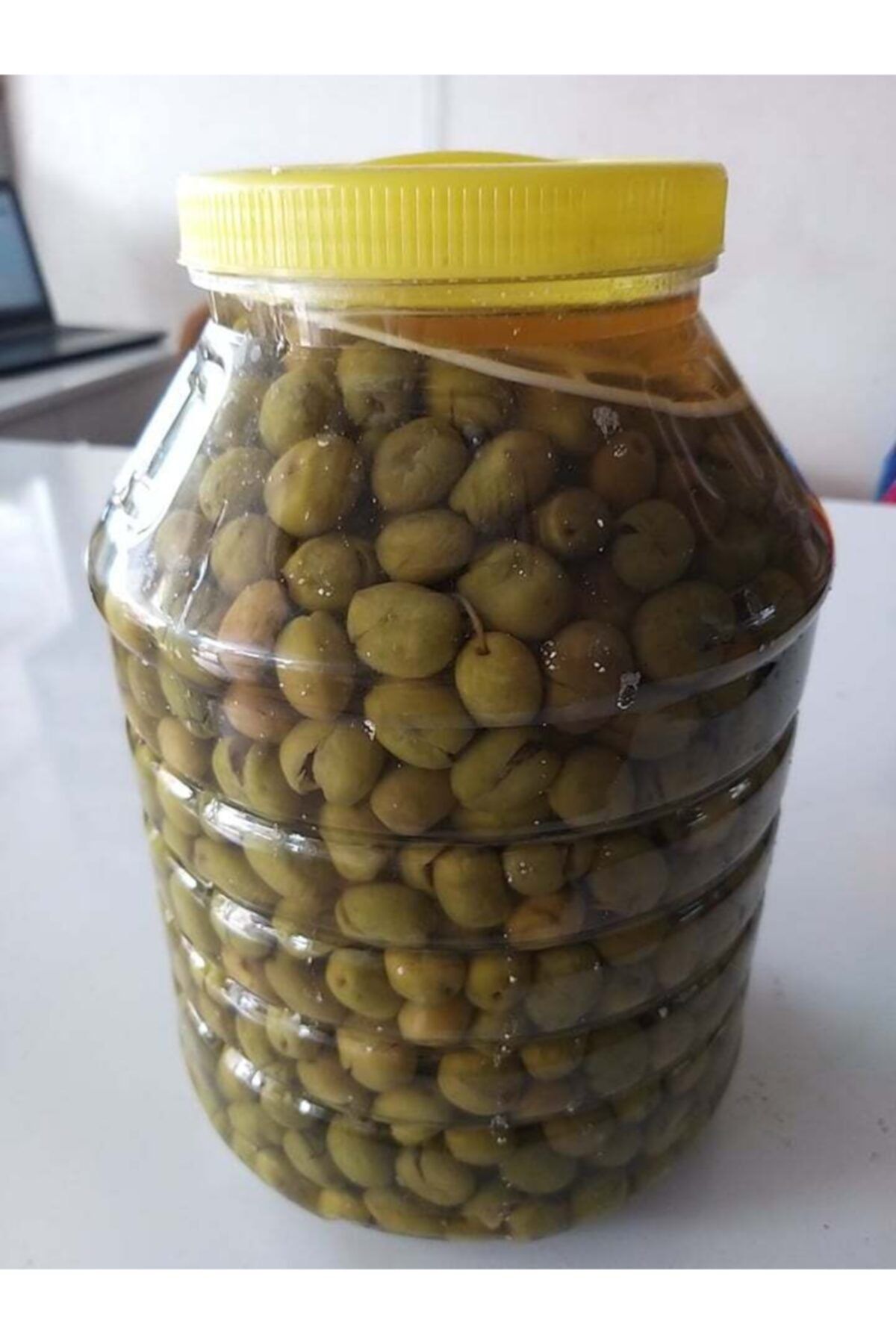 Antepyoresel Gaziantep Doğal Kırma Salamura Yeşil Zeytin (köy Yapımı) 5 kg