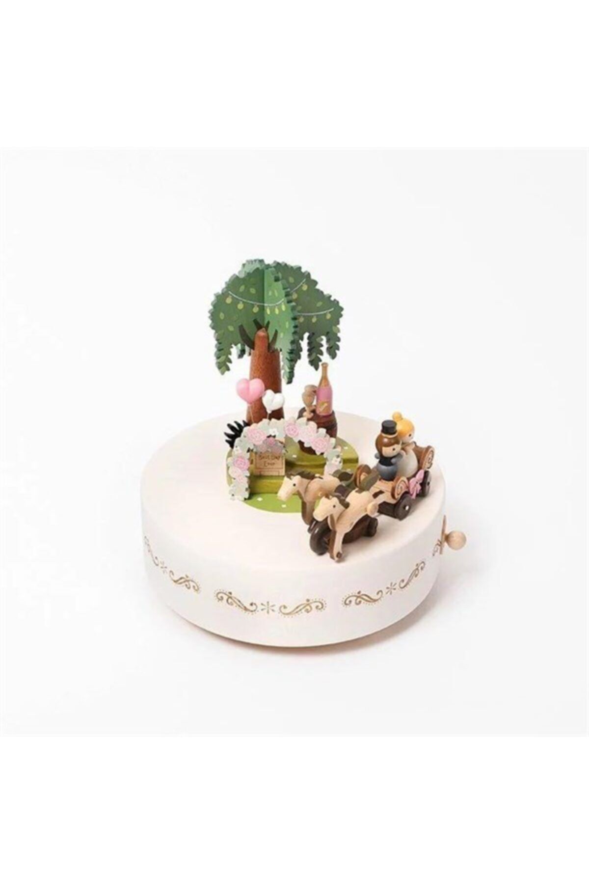 Wooderful Life Kır Düğünü Hareketli Müzik Kutusu - 1060344