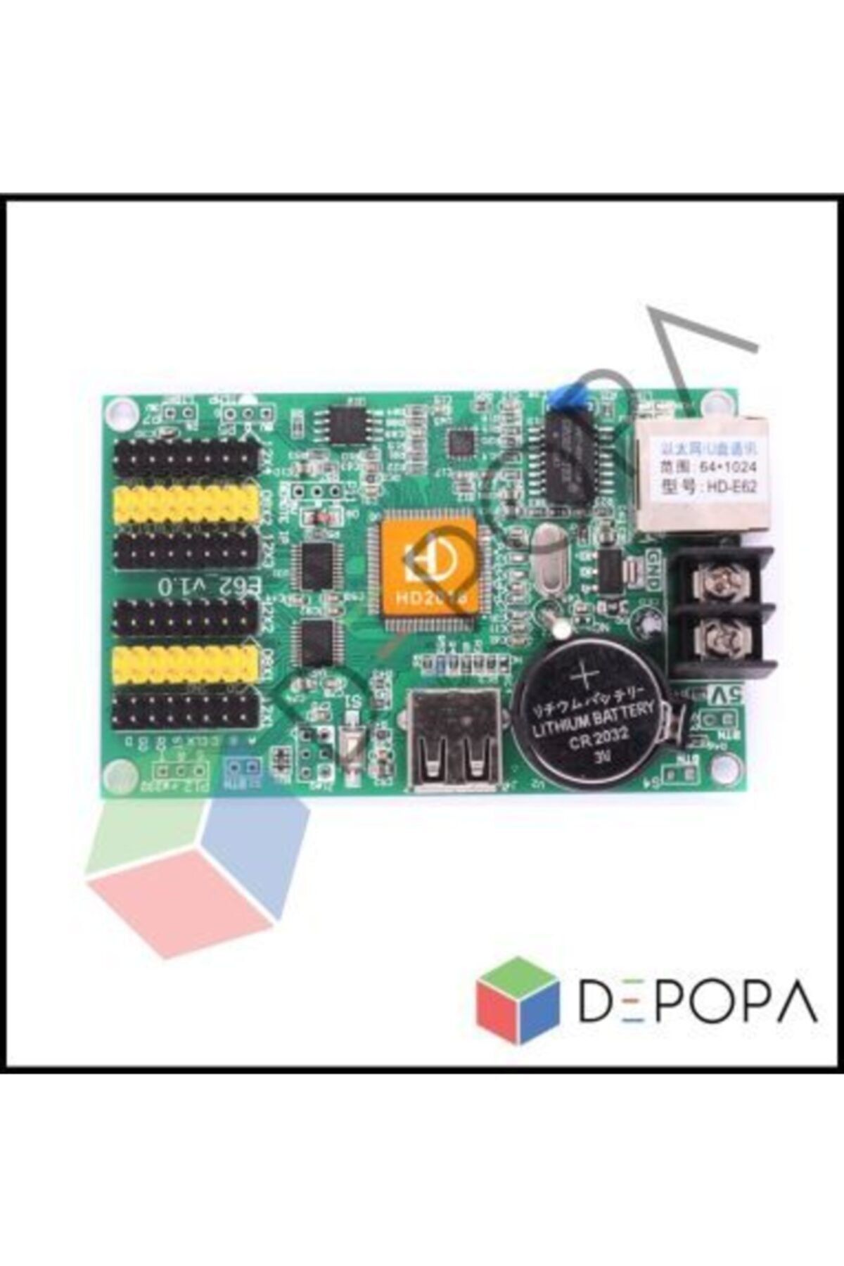 Depopa Elektronik Hd-e62 Kayan Yazı Kontrol Kartı