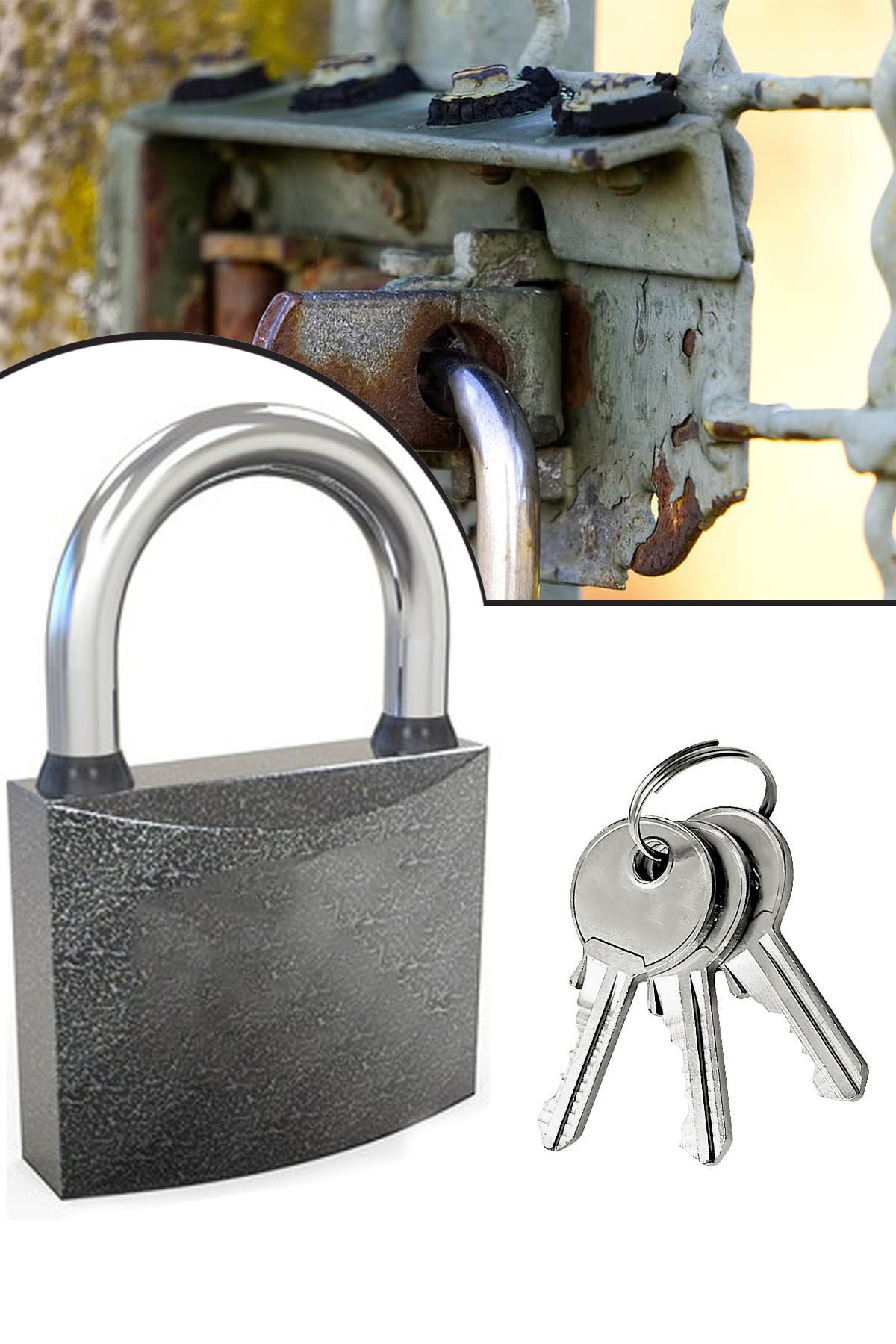 Mobee Trimoon Döküm Asma Kilit 63 Mm Asma Kilit 63 Mm 1410