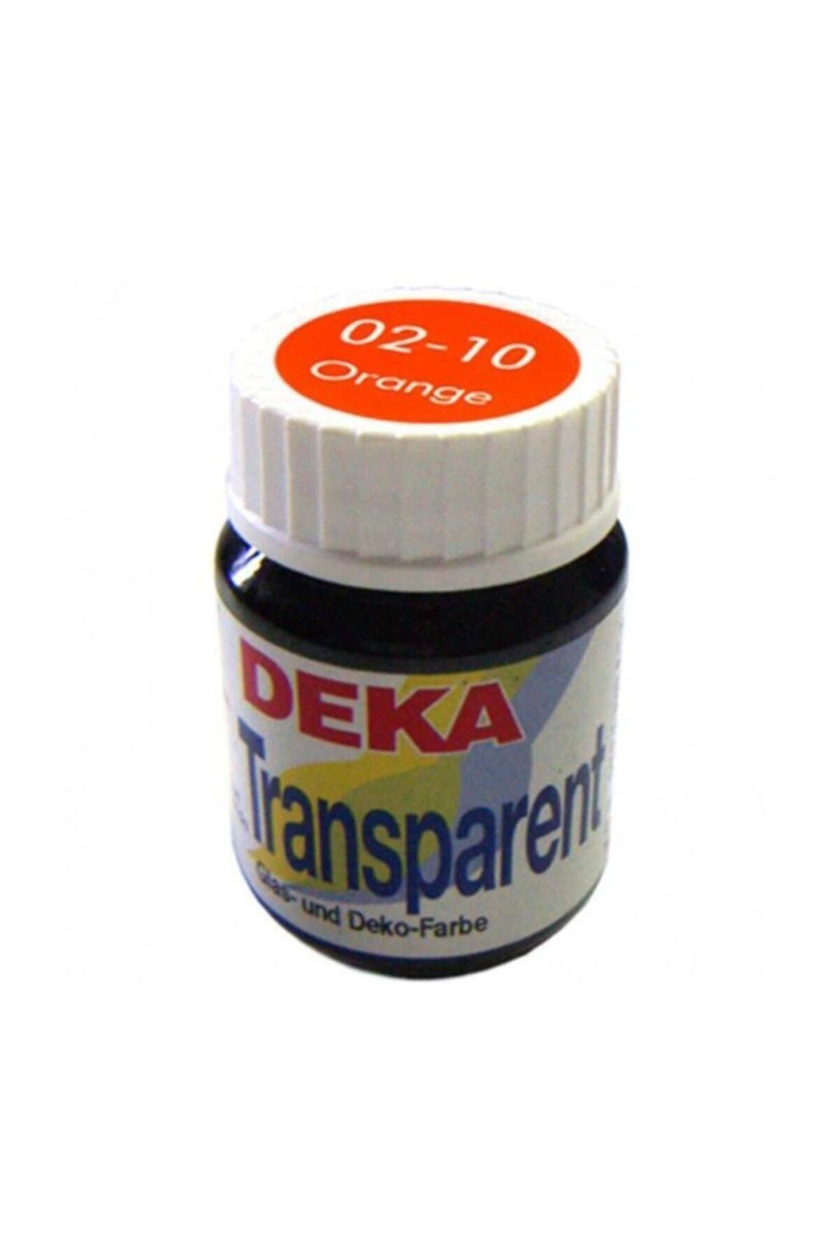 Deka Transparent Cam Boyası 25ml Orange No:10