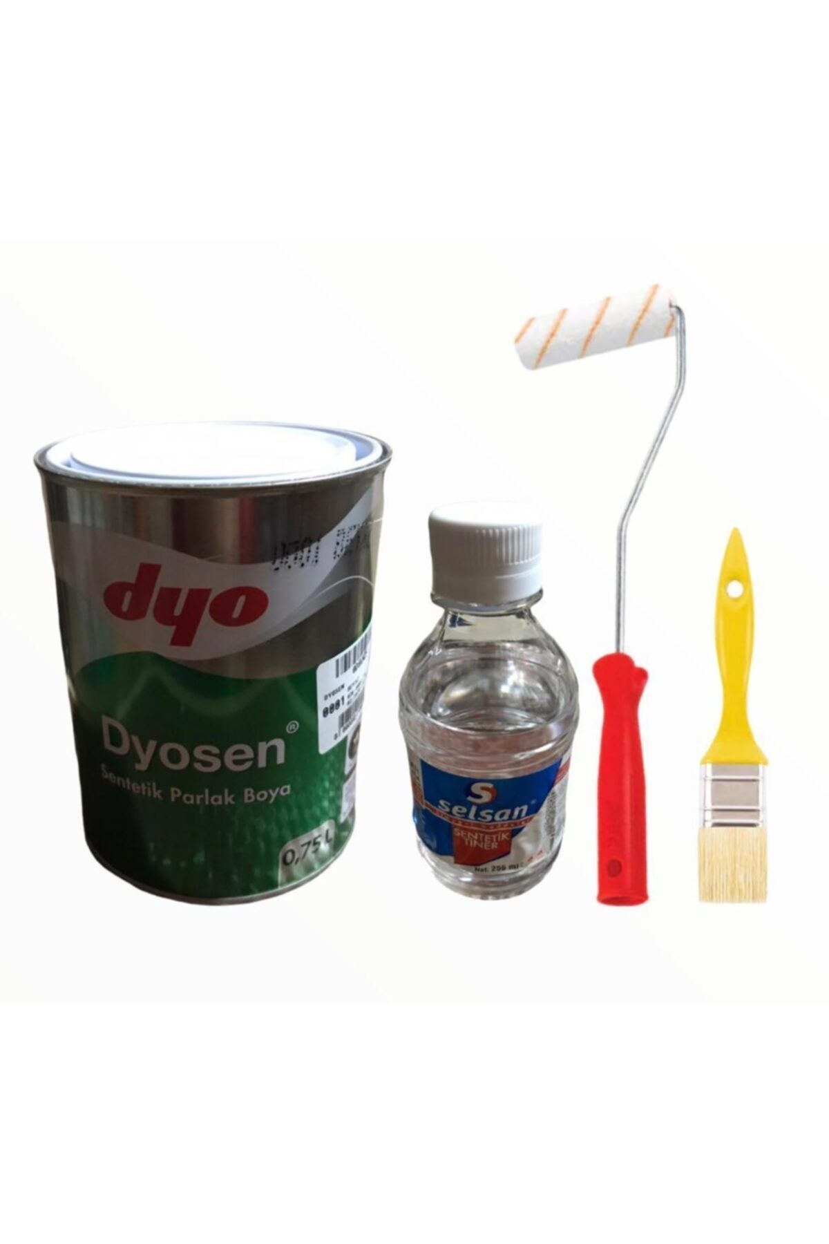 Dyo Yağlı Boya Seti Tiner Fırça Rulo