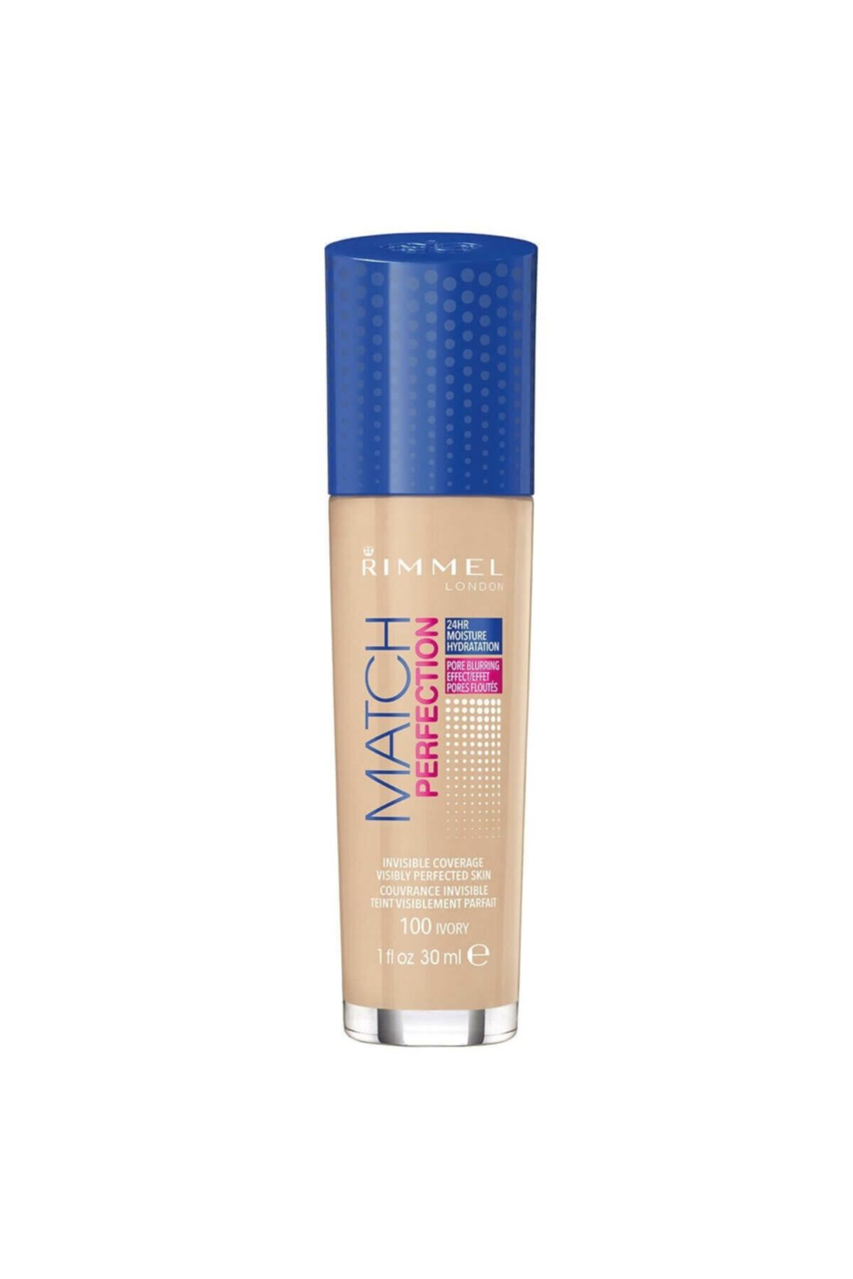 RIMMEL LONDON Match Perfection Fondöten 100 Ivory
