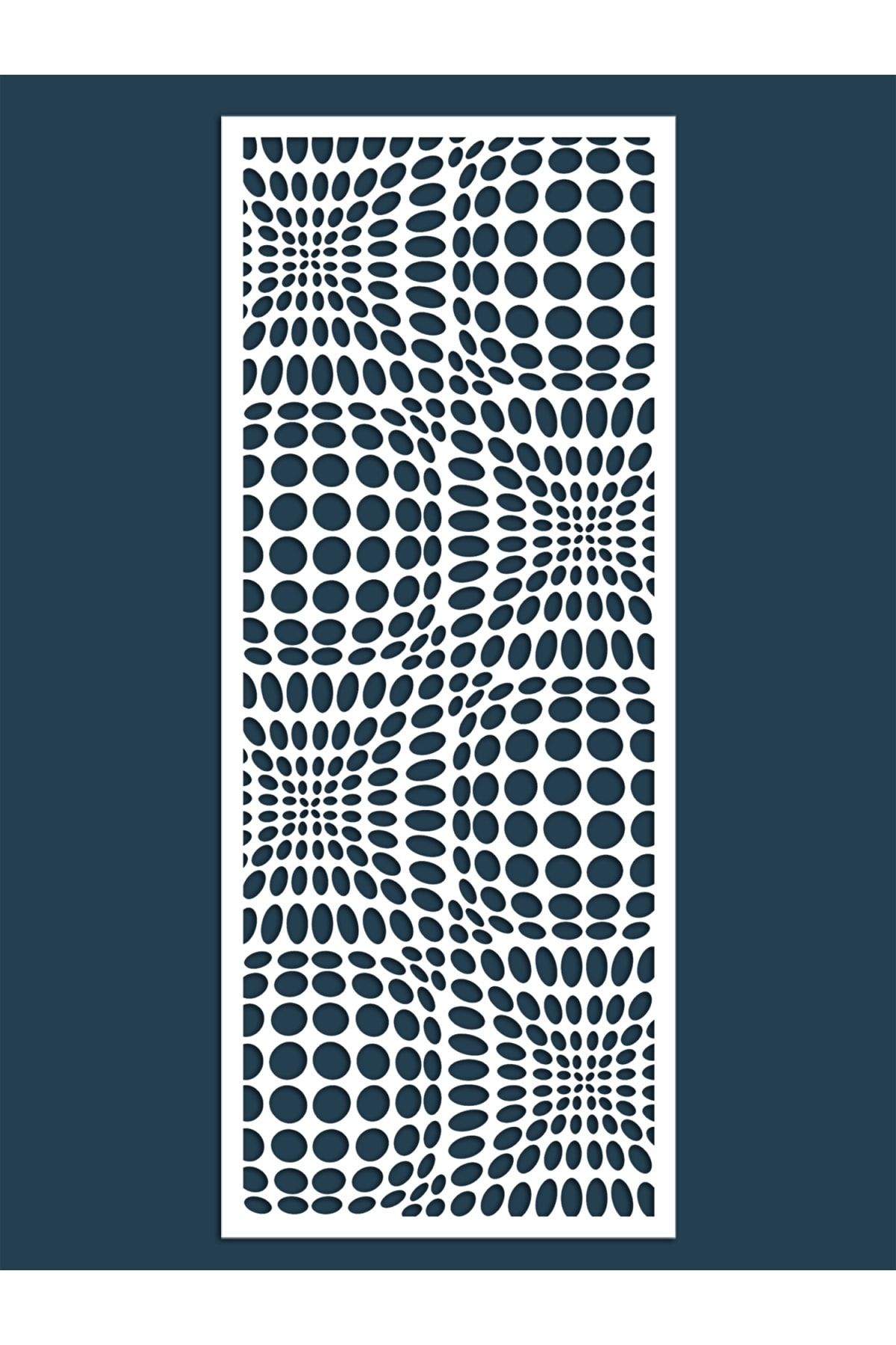 Liar Dekor Liar Ahşap Seperatör (Paravan) - KSP-106 - (18 mm) - (100 cm x 210 cm) - (Beyaz)