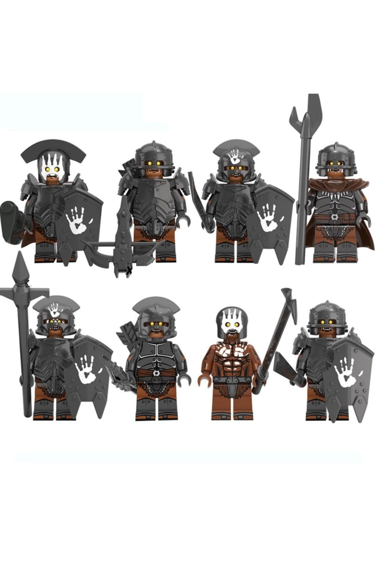 Legoedly Lego Uyumlu Lord Of The Rings 8li Mini Figür Set Org Şovalyeleri