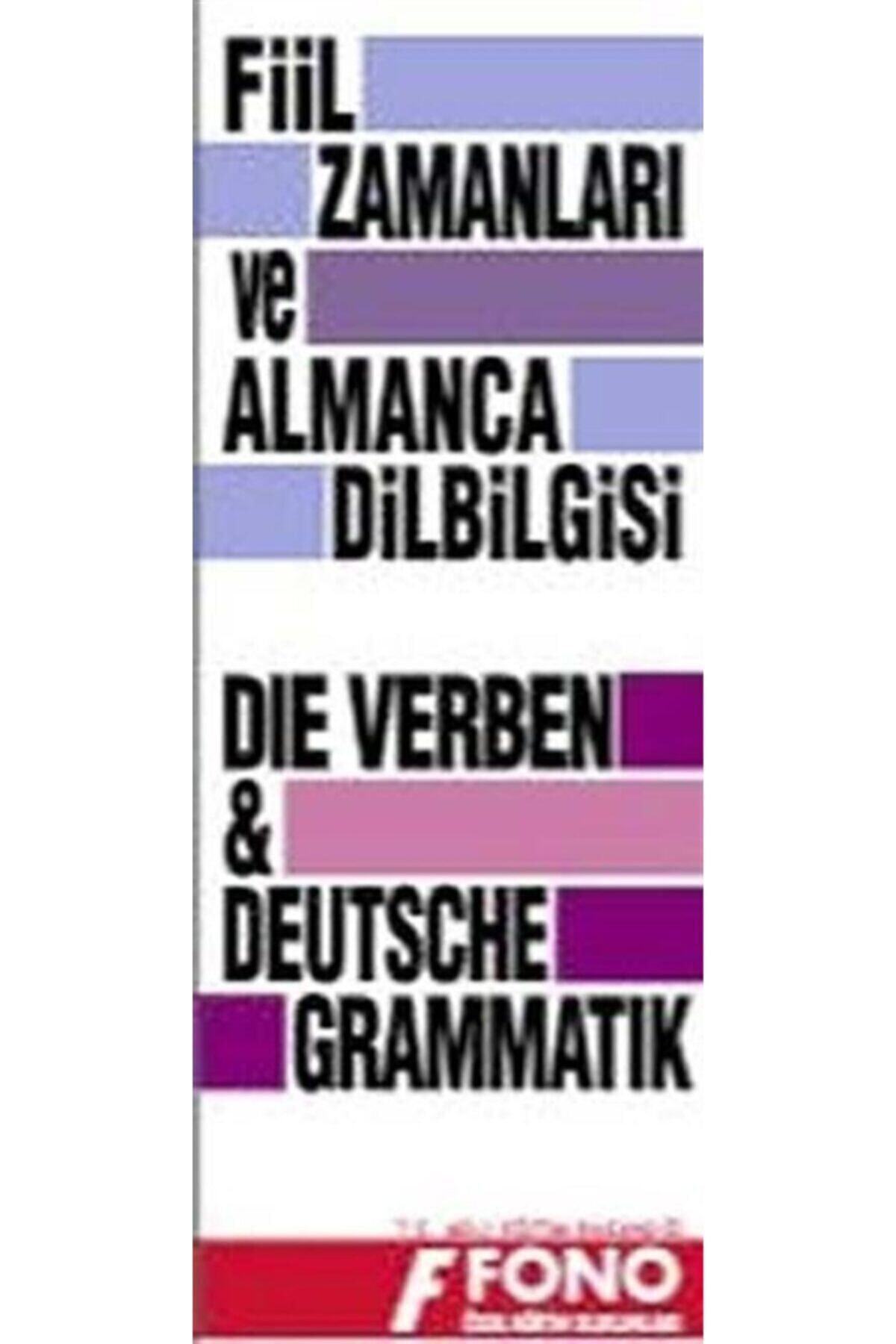 Fono Yayınları Almanca Fiil Zamanları Ve Dil Bilgisi Tablosu
