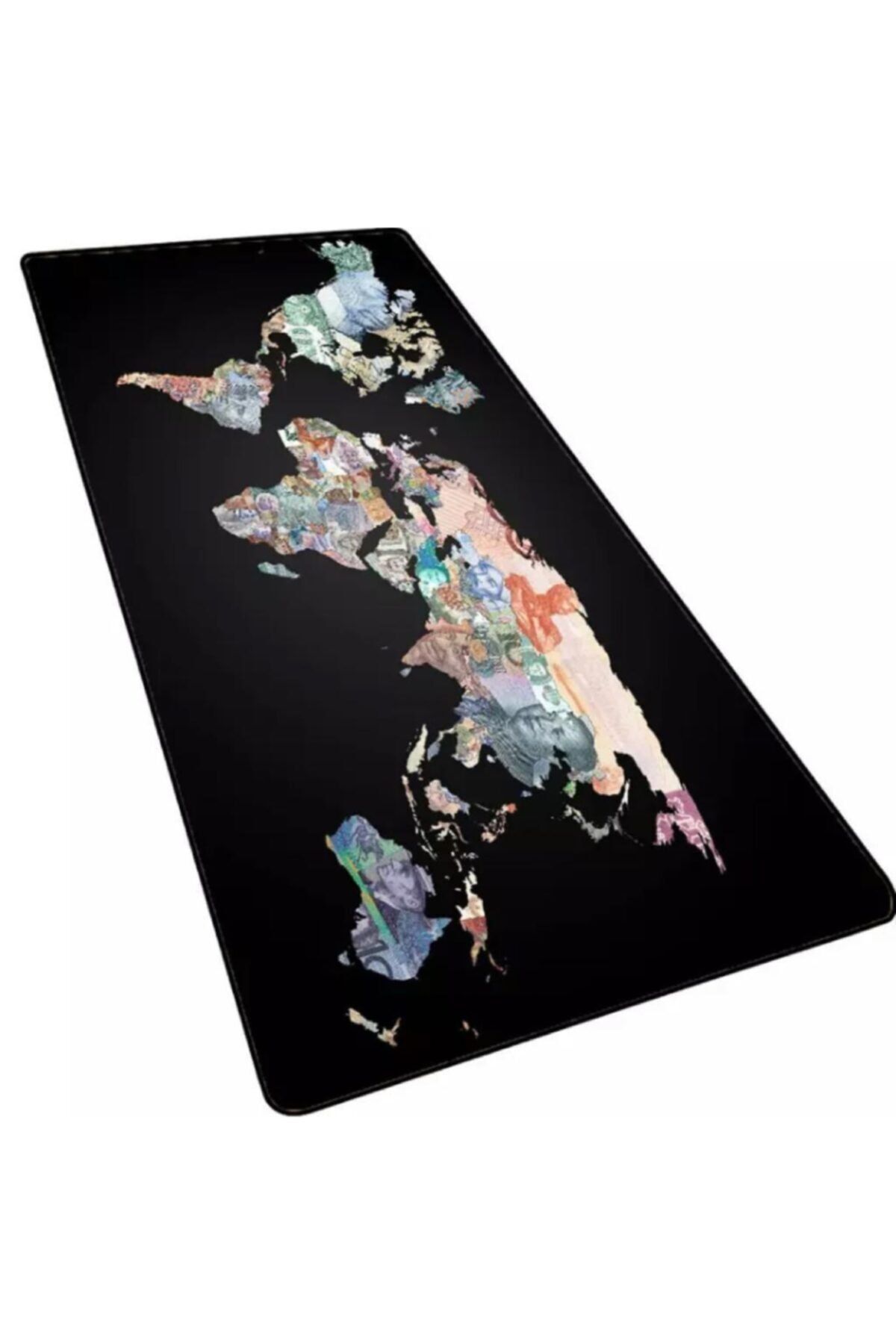 VİPONLİNE Dünya Liderleri Baskılı World Map 90*40 cm Gaming Mausepad