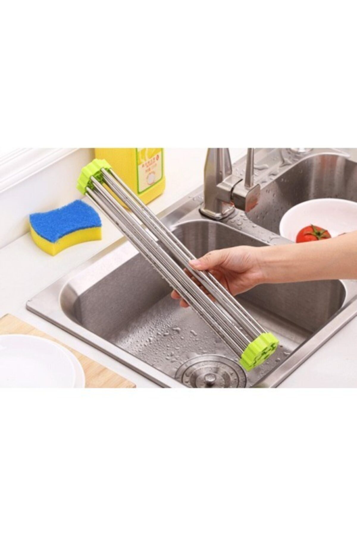emofom mutfak ici katlanabilir kurutmalik suzgec 47x22 cm pratik mutfak lavabo suzgeci fiyati yorumlari trendyol