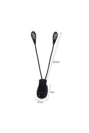 Booklight Kıskaçlı Kitap Okuma Ders Çalışma Led Mandalli Pilli Image 0
