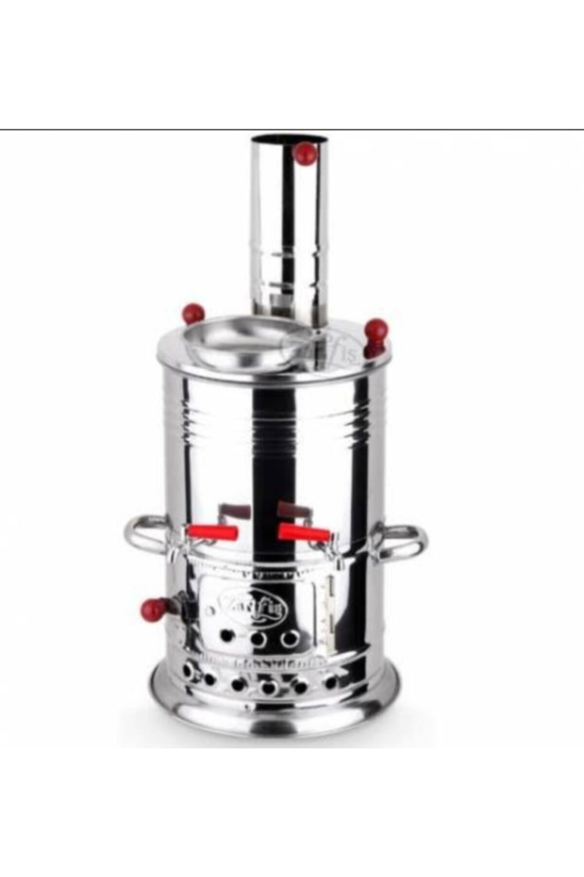 TRENDBULL Çift Musluklu Kömürlü Semaver 3.5 Litre