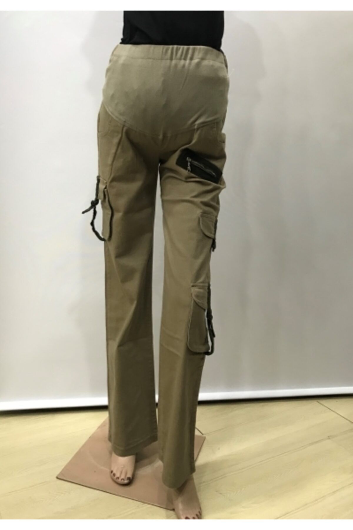 HaiModa Kadın Hamile Kargo Pantolon Vizon
