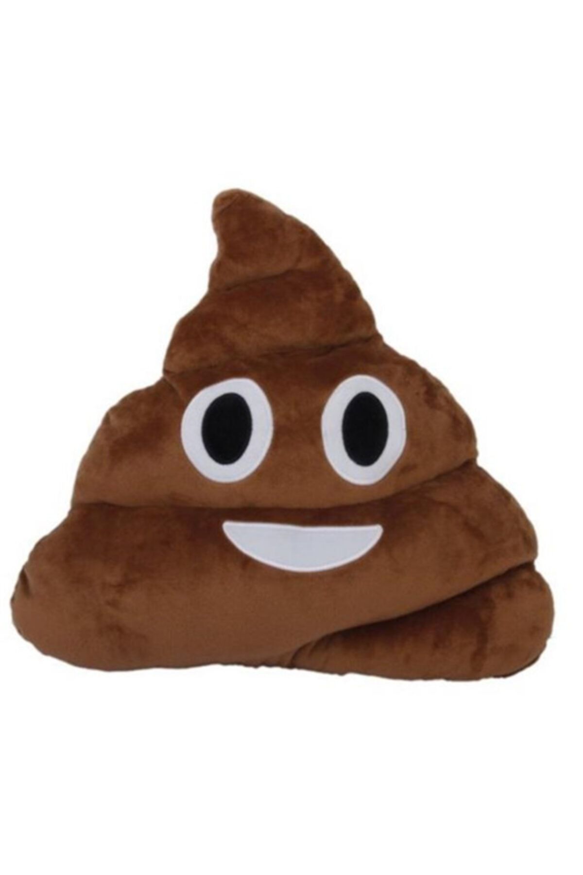 horussweetshop Kahverengi Gülen Poo Emoji Yastık