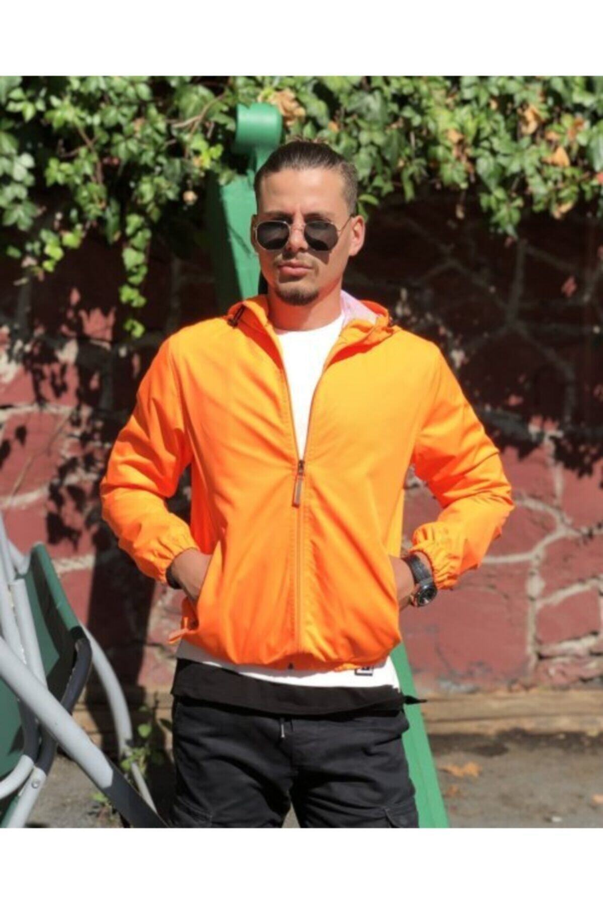 ayakuydur Ünisex Turuncu Neon Mont