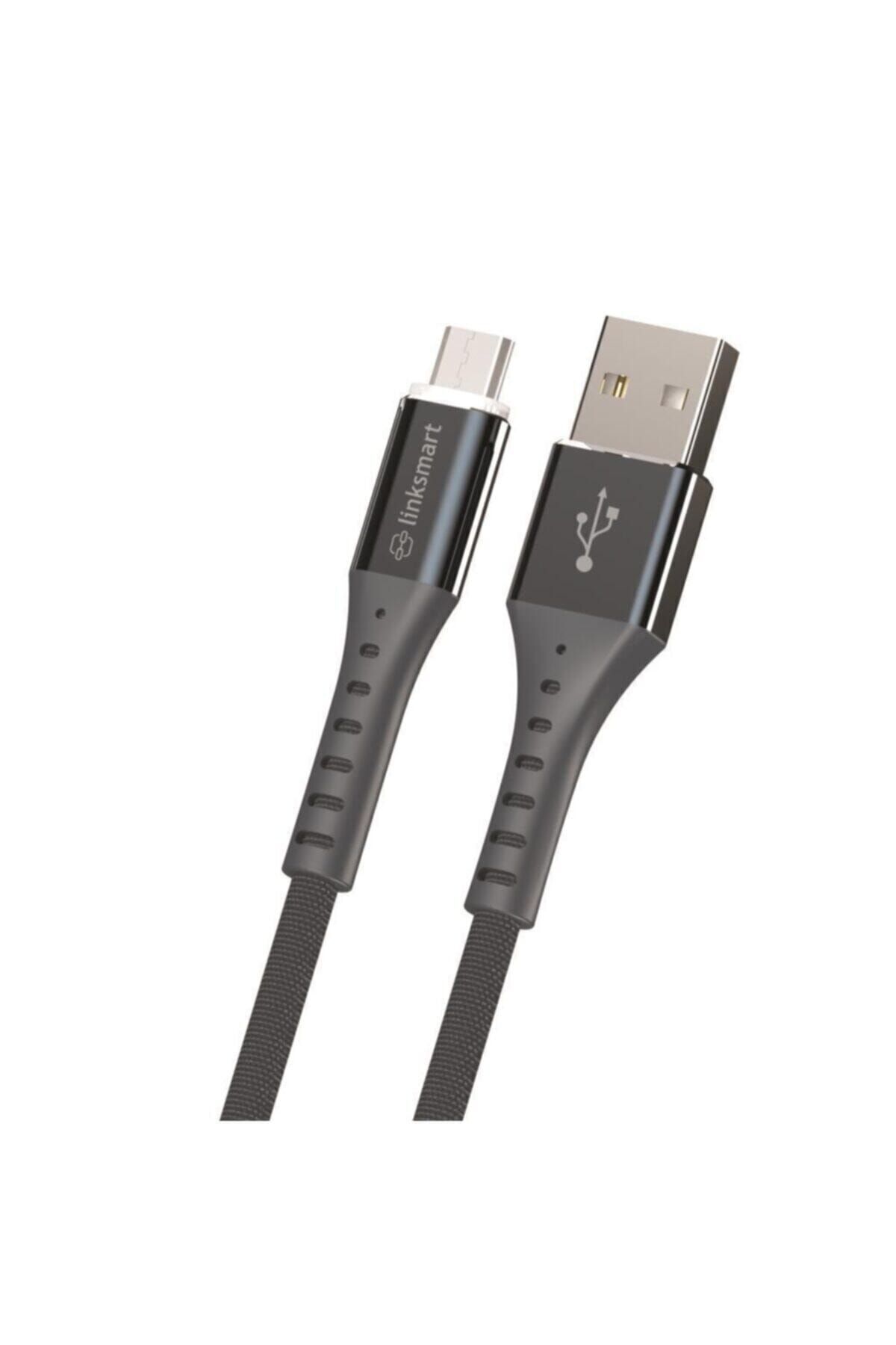 linksmart Lsm04 Led Aydınlatmalı Mıcro Usb Şarj Ve Data Kablosu 120 Cm