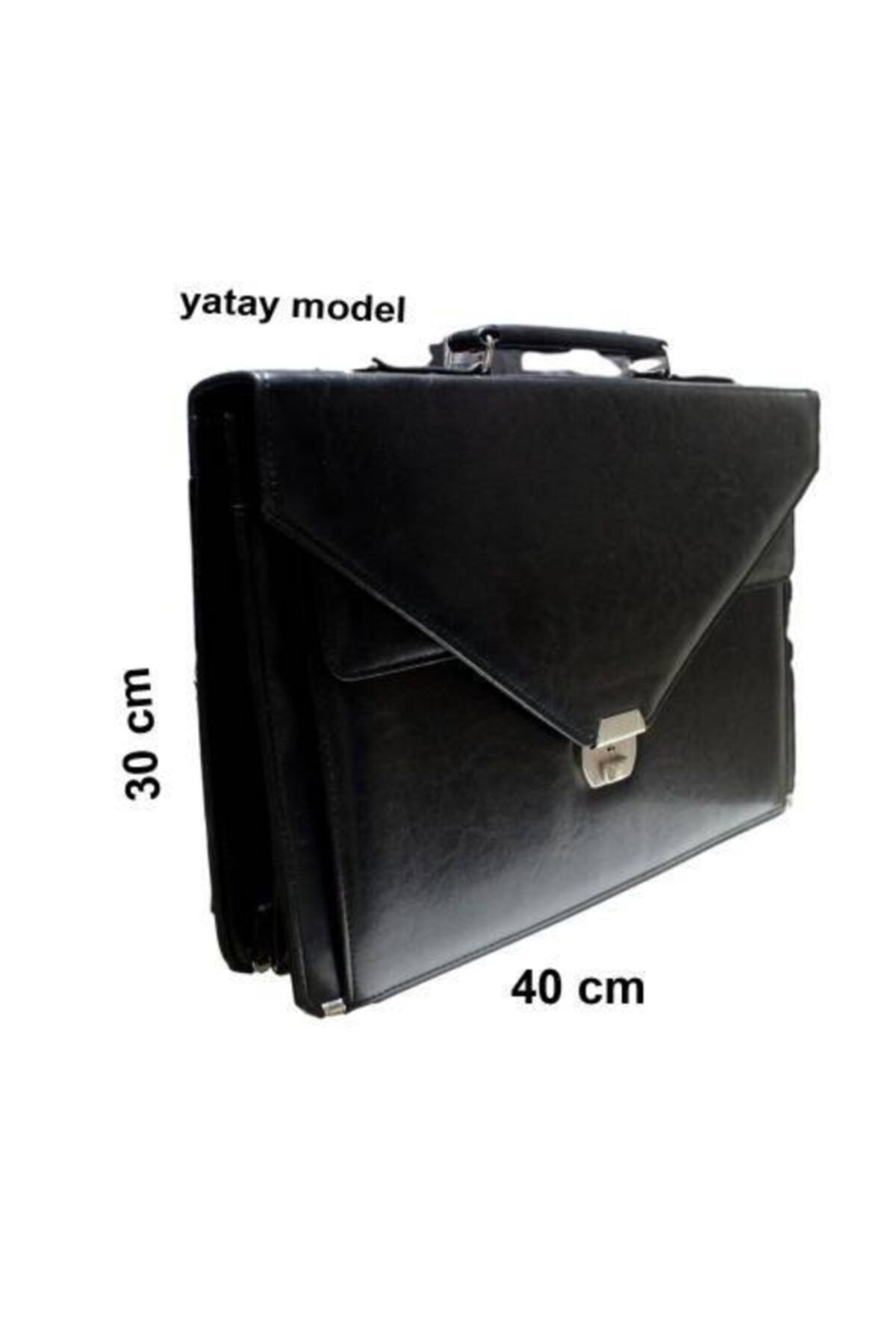 AbbasShop Kilitli Askılı Evrak Çantası Ve Dosya Çantası Kaliteli Suni Deri Şık Tasarım 30 Cm X 40 Cm