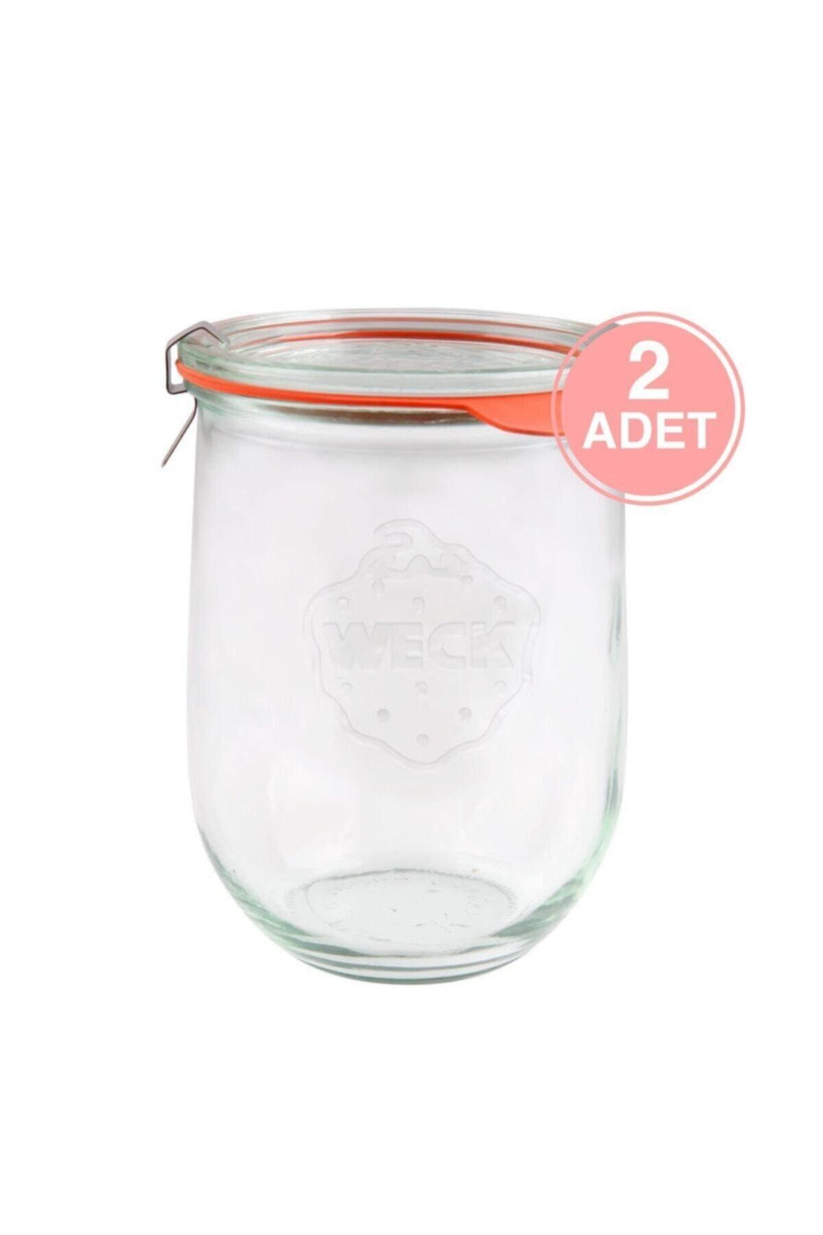 Weck 1062 ml Lale Cam Saklama Kavanozu 2 Adet Wcktop